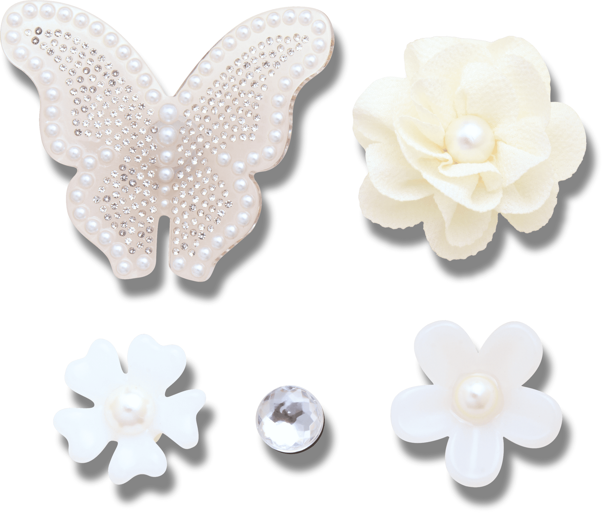 Pearl Radiance 5 Pack Jibbitz, Crocs Breloques