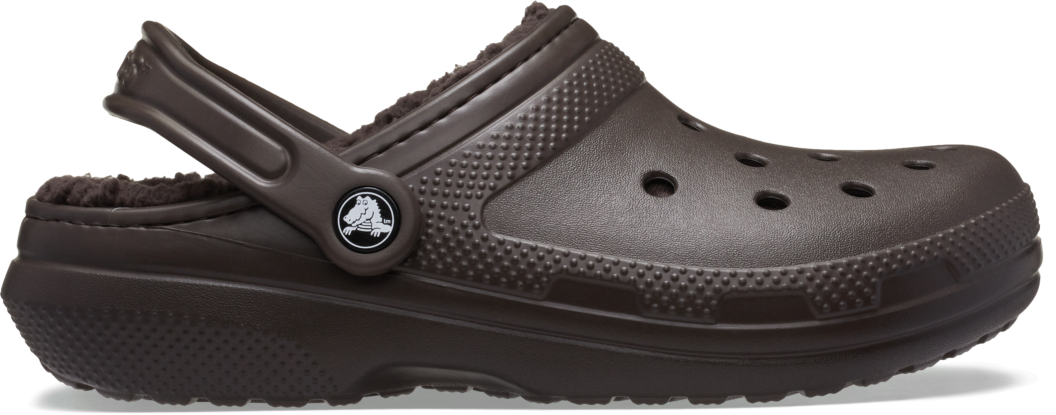 Crocs | Unisex | Classic Lined | Clogs | Espresso | W4/M3