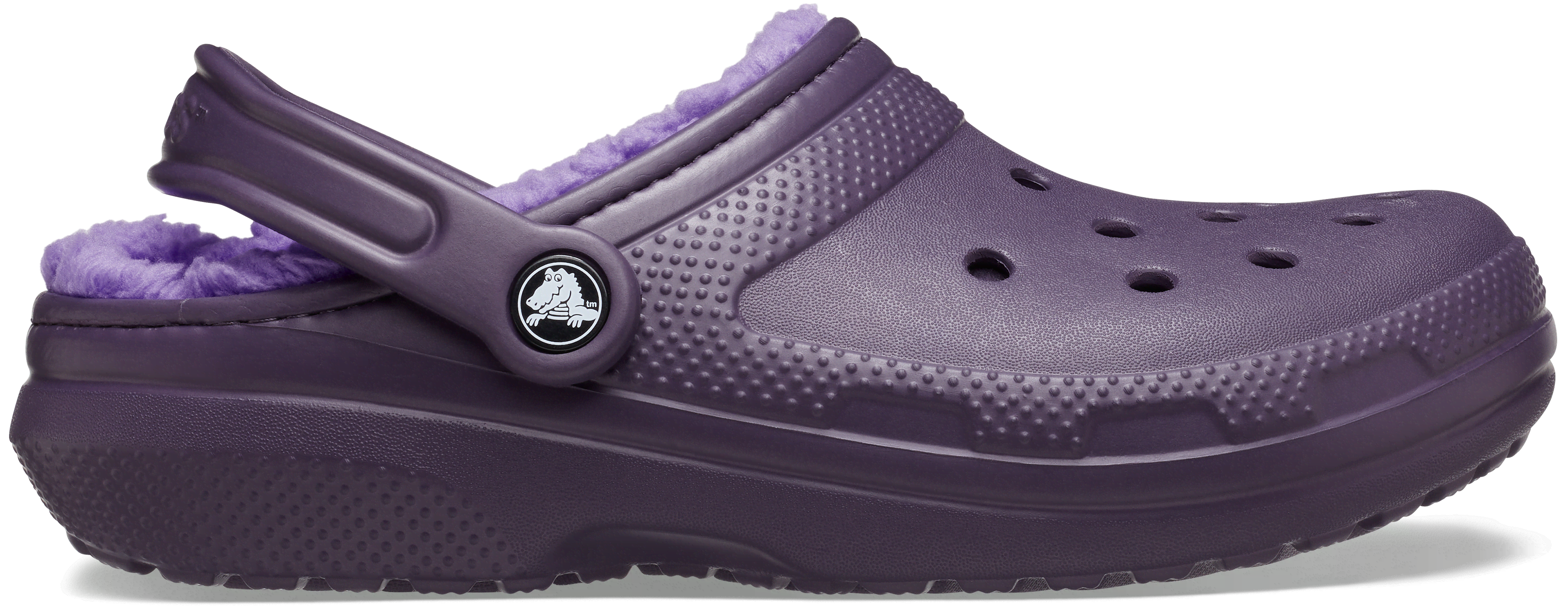 Crocs Classic Lined Sabots Unisex Dark Iris 41 In Dark Iris