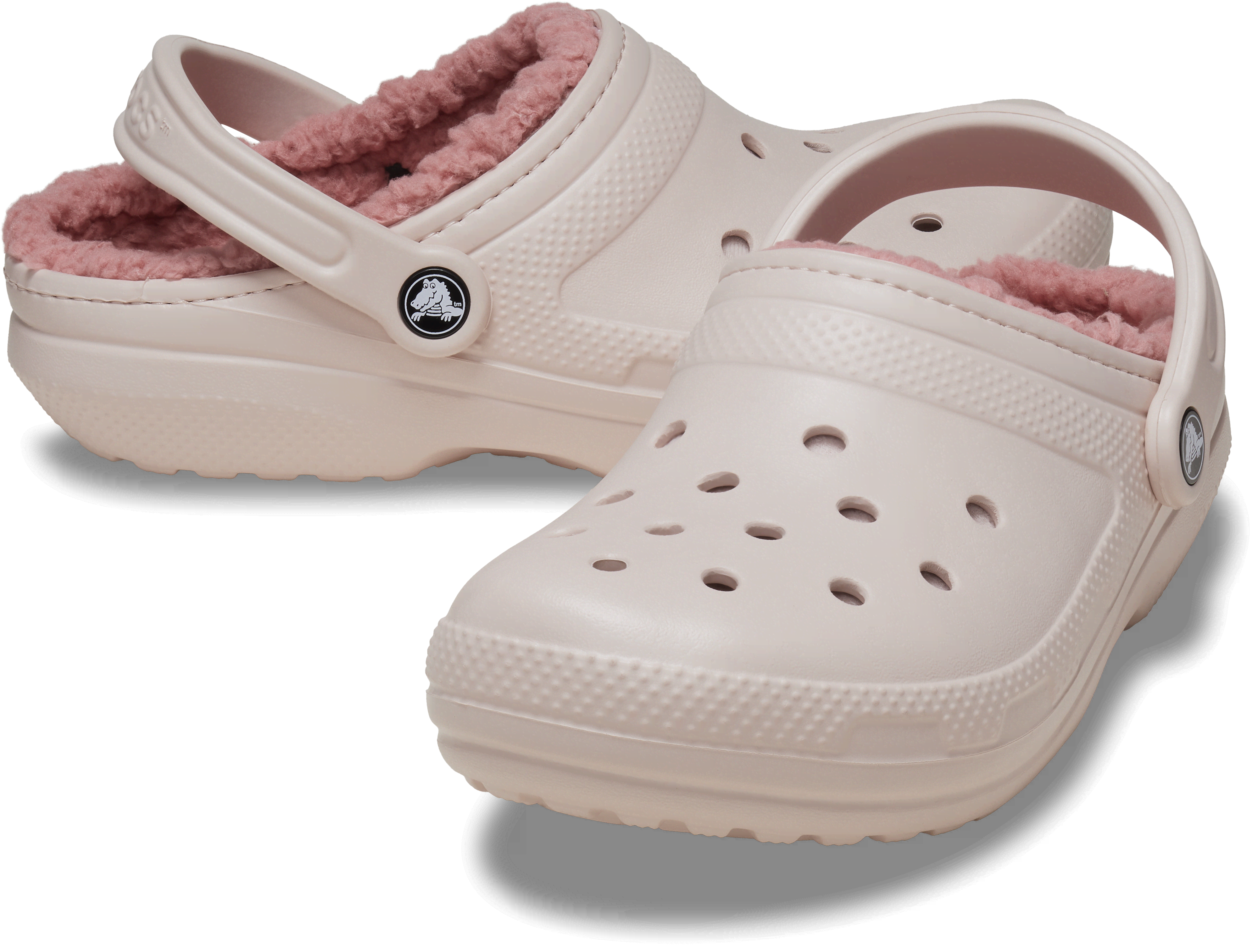 [クロックス公式] クロッグ CLASSIC LINED CLOG メンズ、レディース ピンク 23cm クラシック ラインド クロッグ