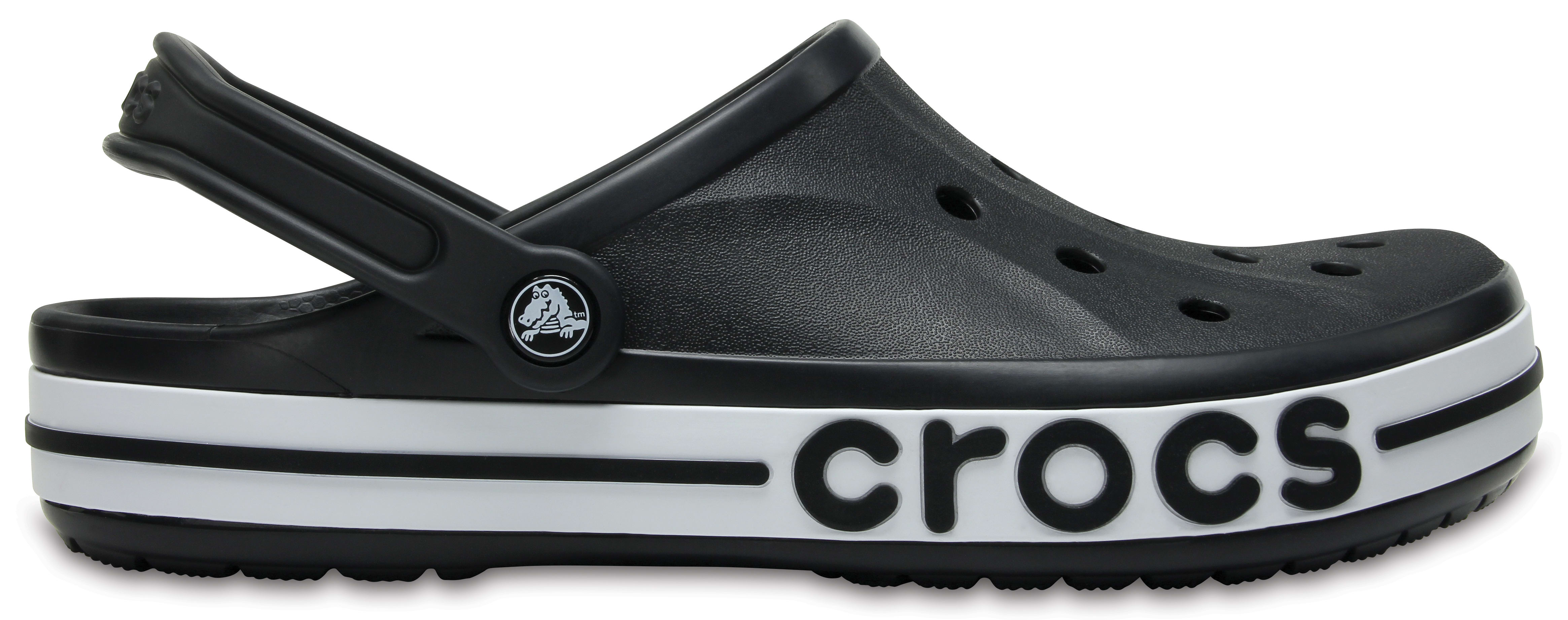 Crocs Bayaband Clog BlackWhite  in Women's Size 10 and Men's Size 9