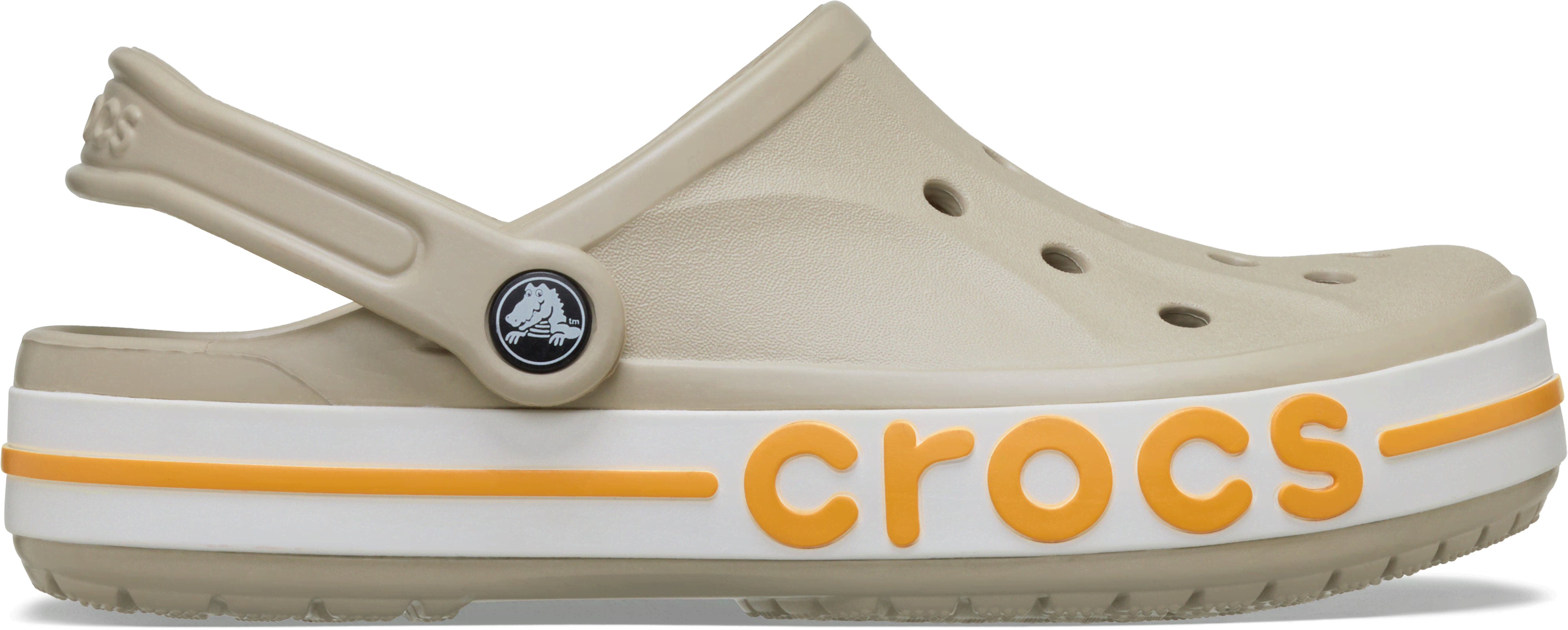 Crocs Bayaband Clog Cobblestone  in Women's Size 7 and Men's Size 6