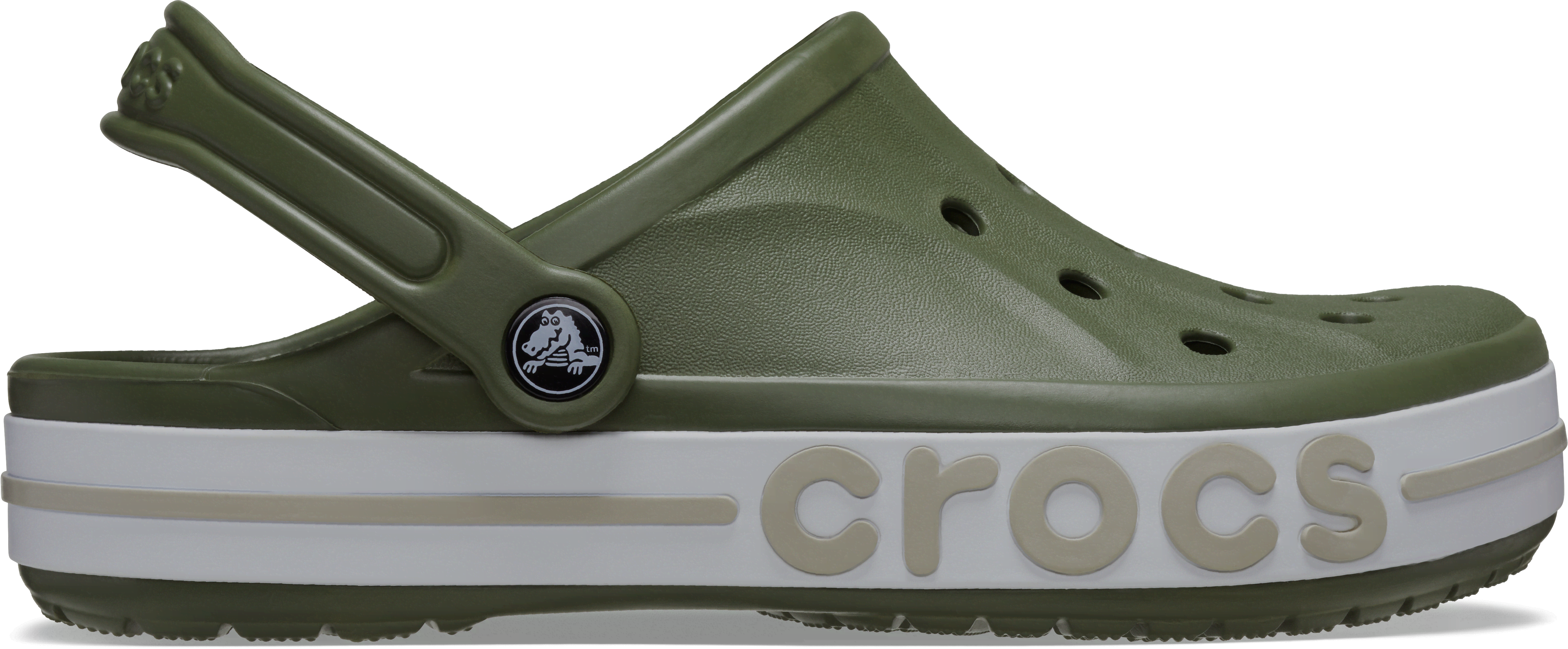 Crocs | Unisex | Bayaband | Clogs | Army Green / Cobblestone | W4/M3
