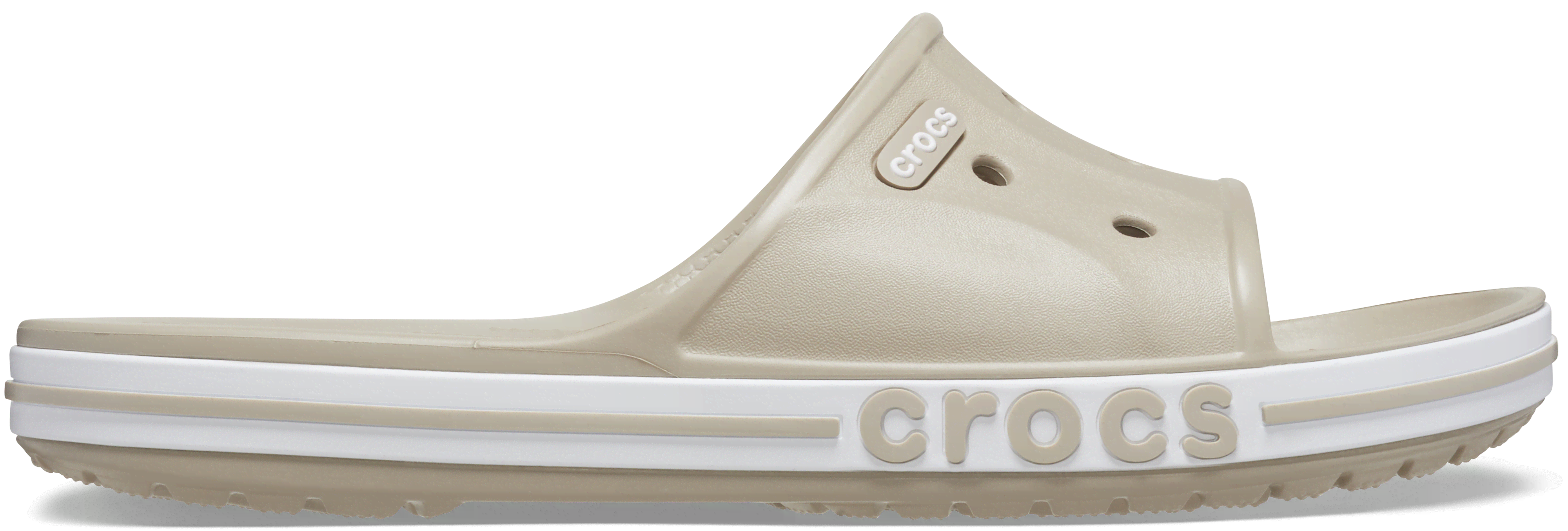 Crocs | Unisex | Bayaband | Slides | Cobblestone | W4/M3