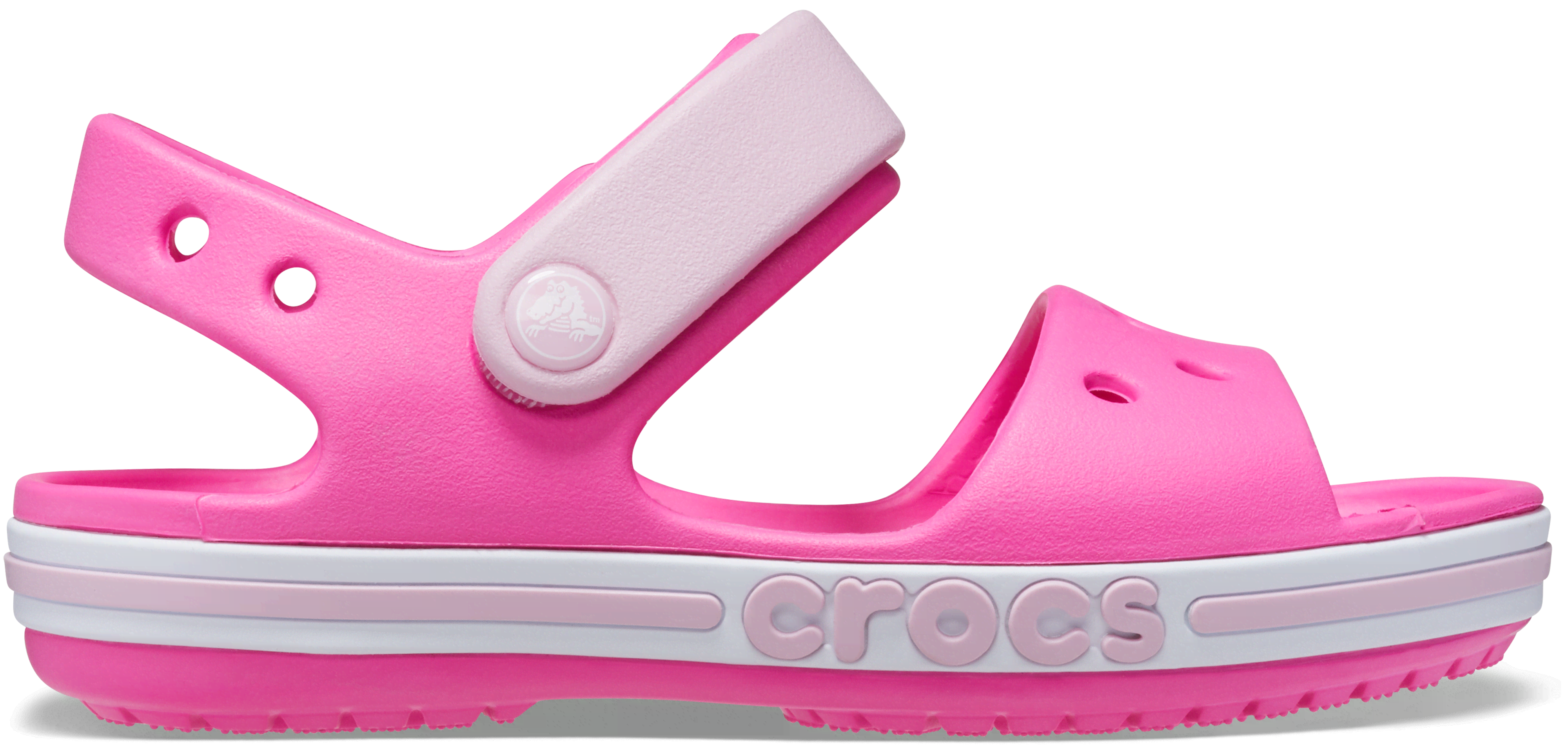 Crocs | Kids | Bayaband | Sandals | Electric Pink | C5