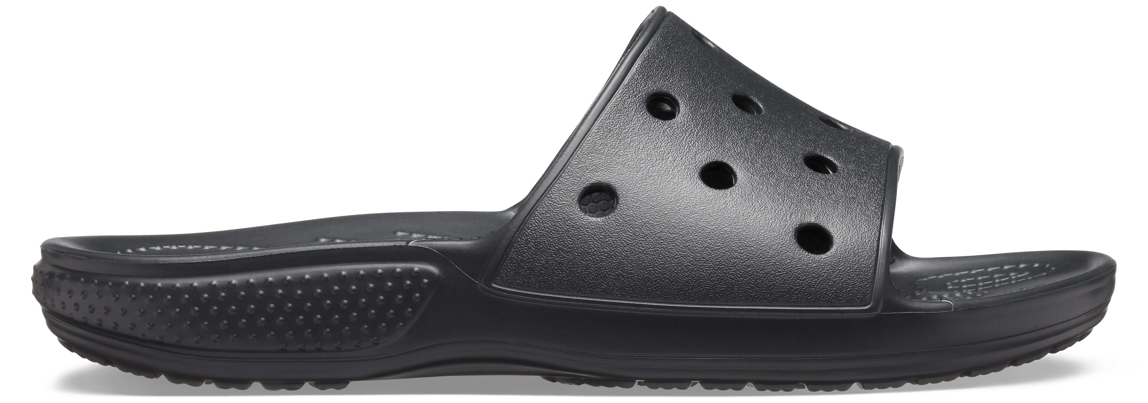 Crocs | Unisex | Classic Crocs | Slides | Black | W8/M7