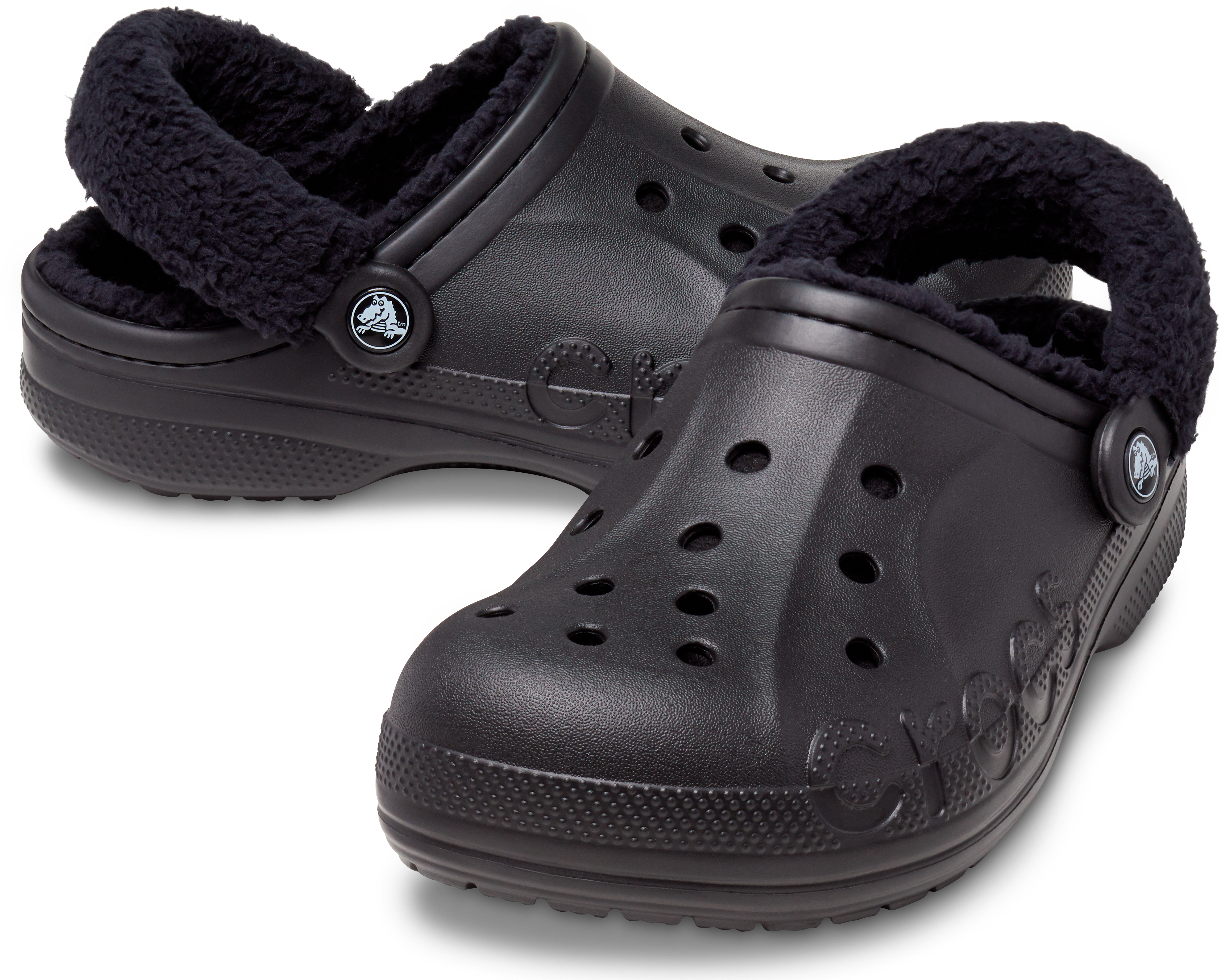 [NbNX] NbO BAYA LINED FUZZ-STRAP CLOG YAfB[X ubN/ 30cm o Ch t@Y Xgbv NbO