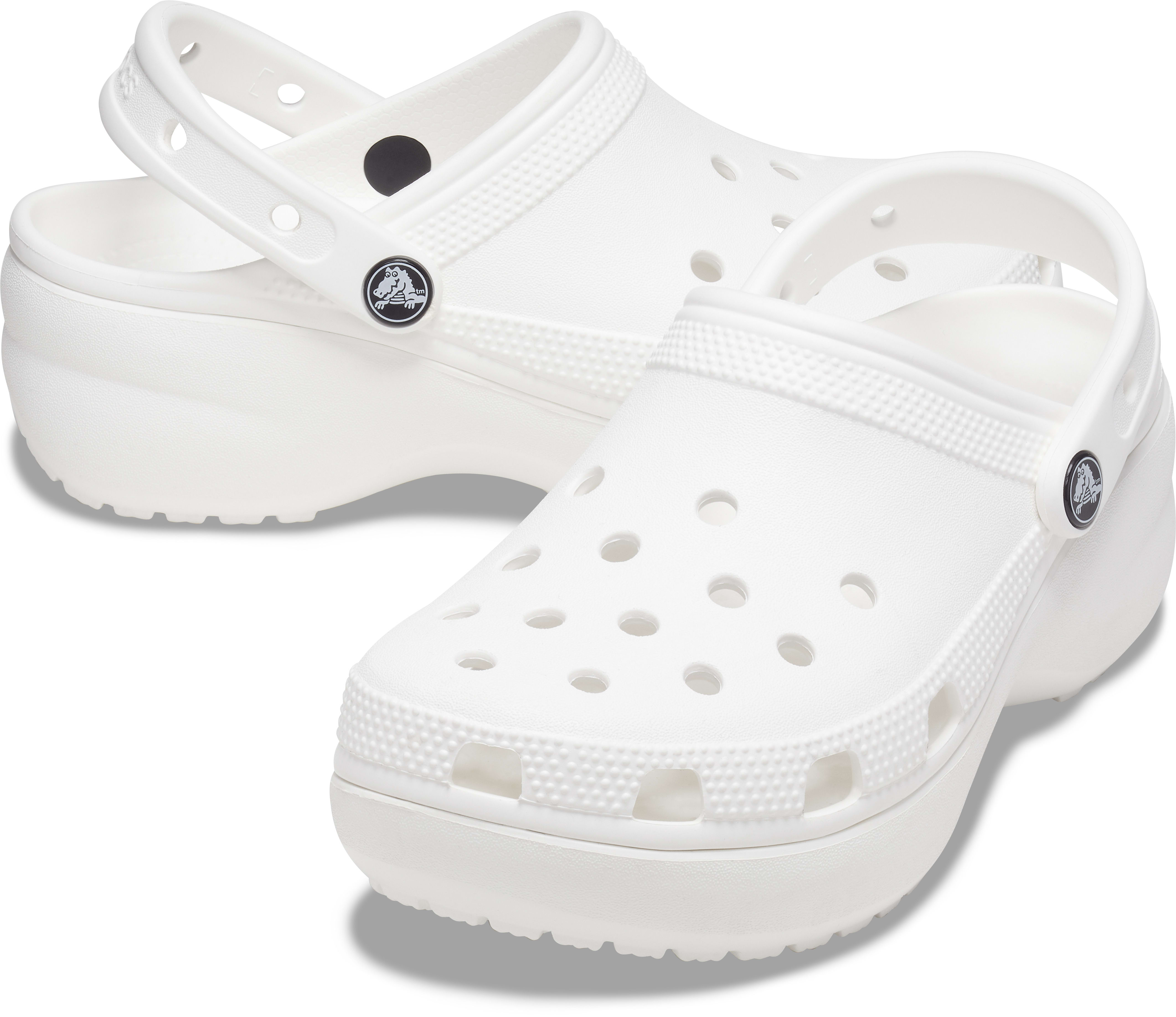 【最短当日出荷】 コレクション - クロッグ(定番) クラシック プラットフォーム クロッグ ウィメン WOMEN'S CLASSIC PLATFORM CLOG 〈色〉ホワイト/白 〈サイ