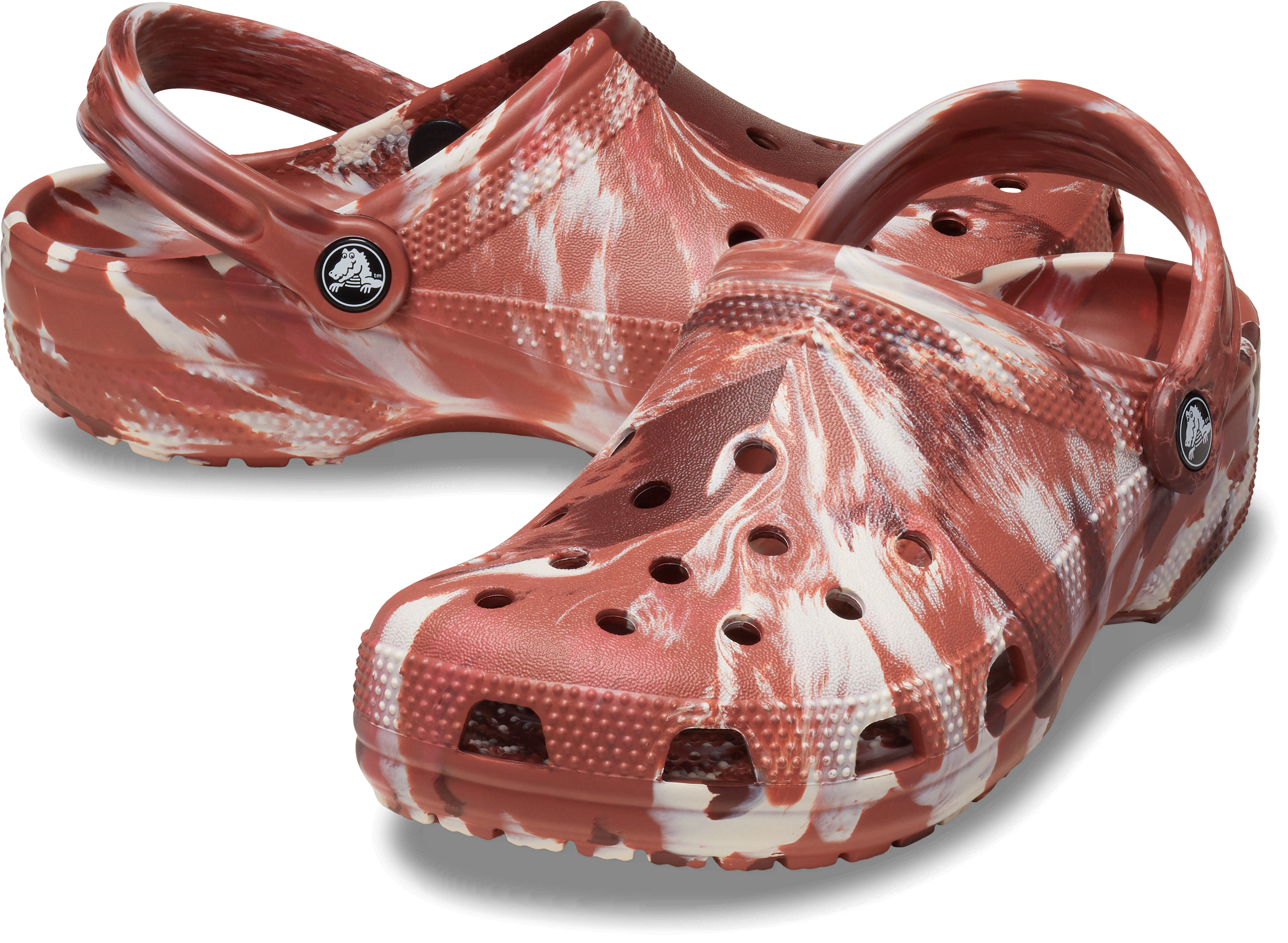 [å] å CLASSIC MARBLED CLOG 󥺡ǥ ֥饦/ 23cm 饷å ޡ֥ å