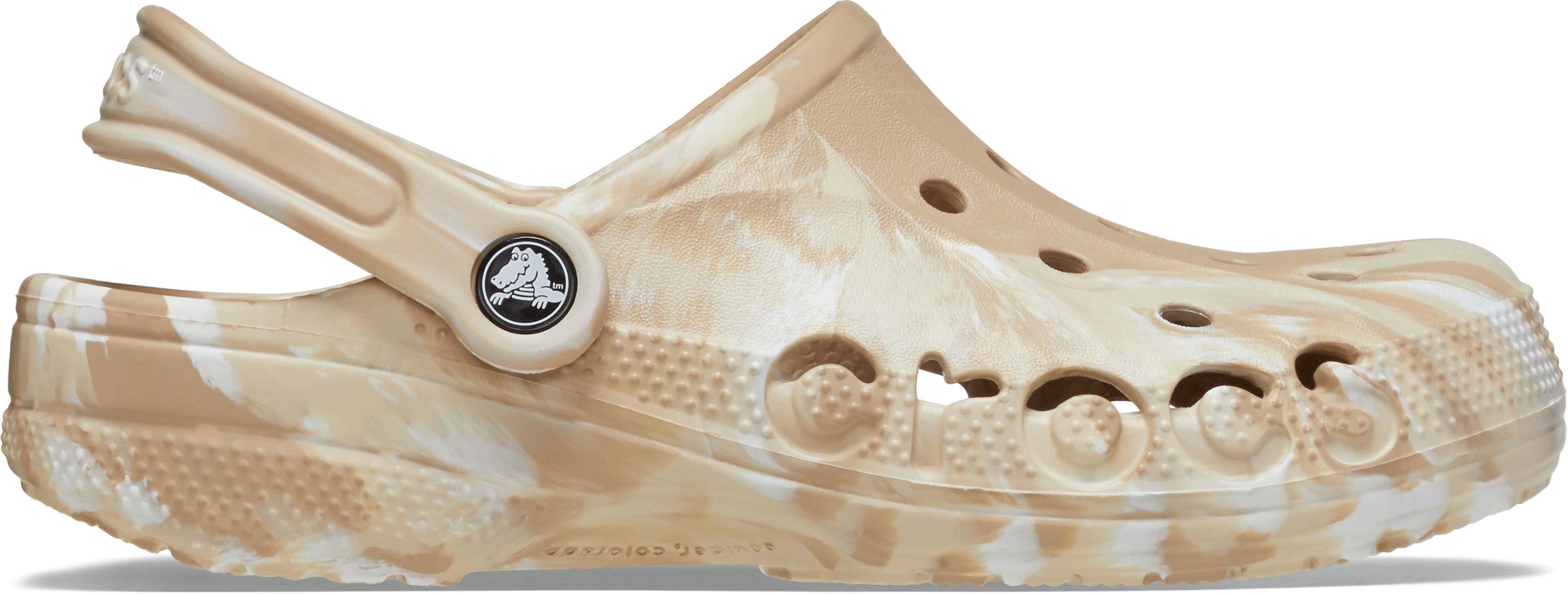 Crocs | Unisex | Baya Marbled | Clogs | Chai / Multi | Chai/Multi W8/M7