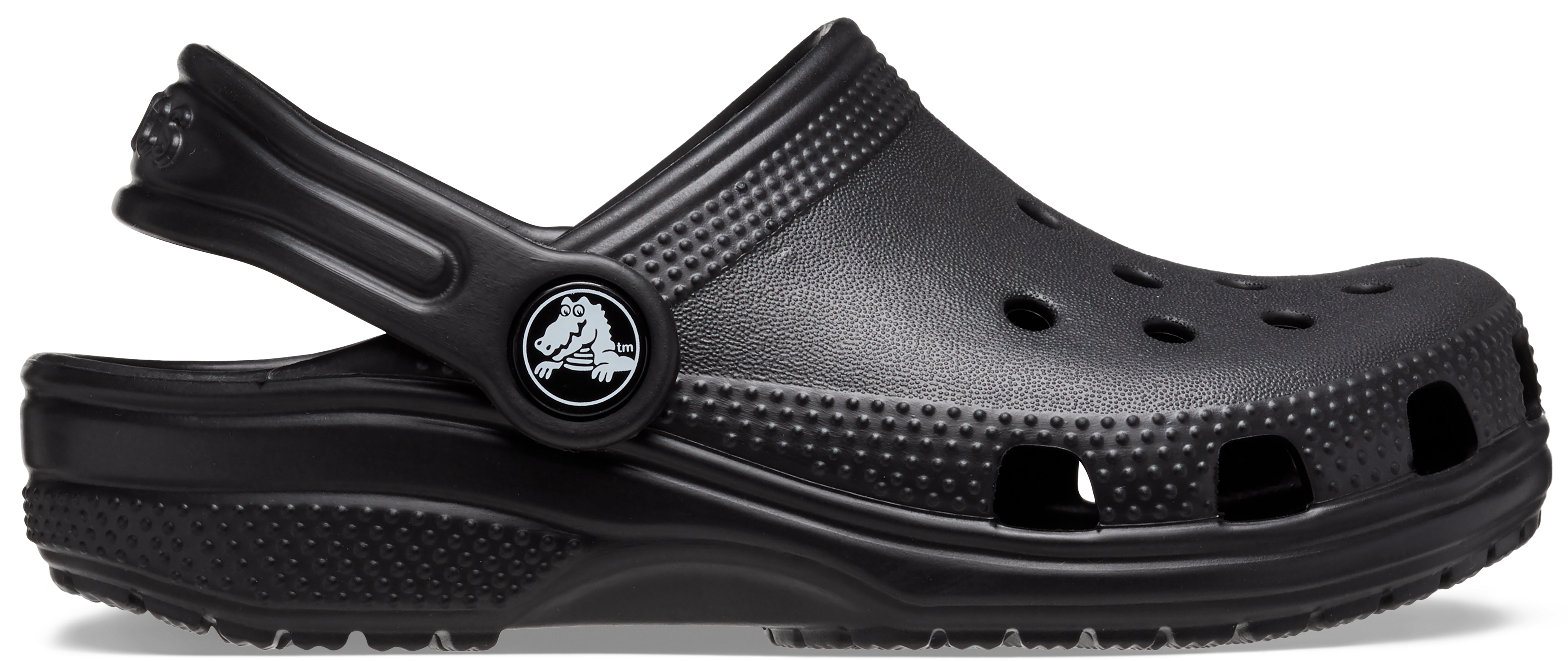 Crocs Classic Baby Shoes - Black - Size 8 - Mesh/Synthetic