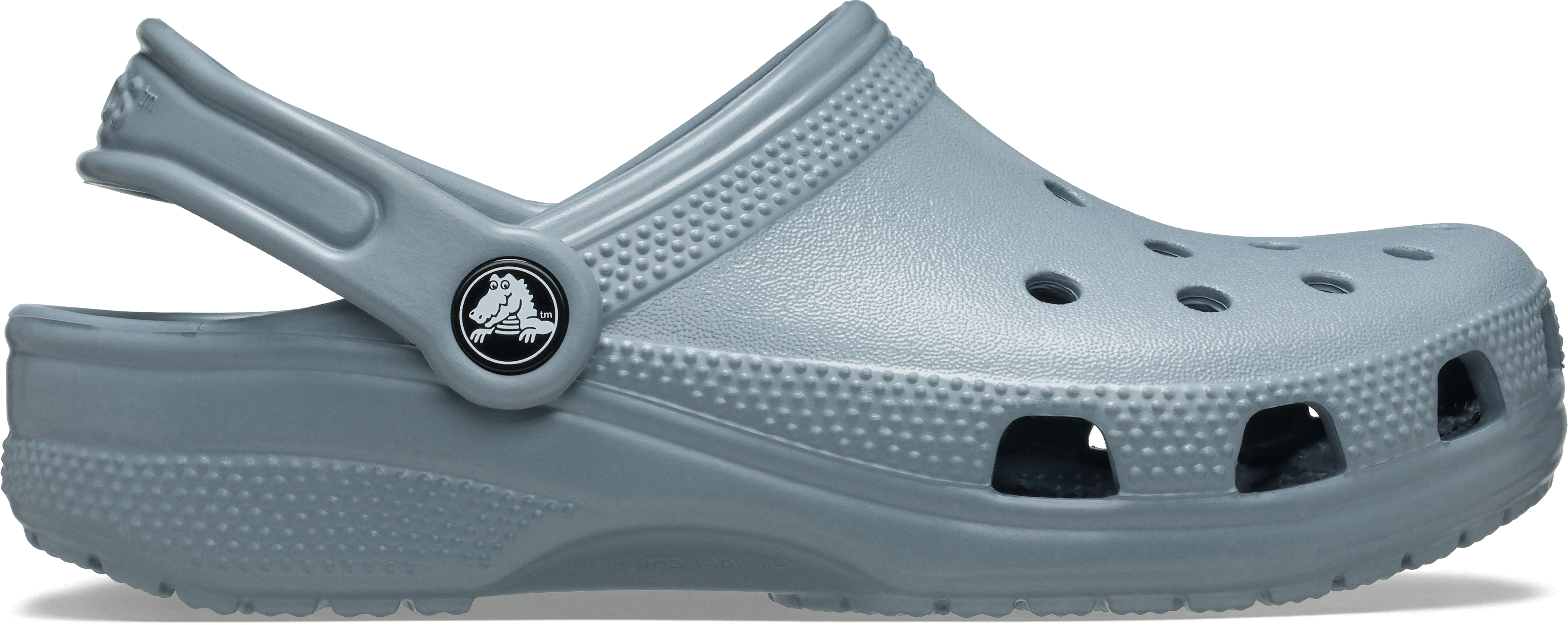 Crocs Grey Baby Clogs Classic K - Image 2