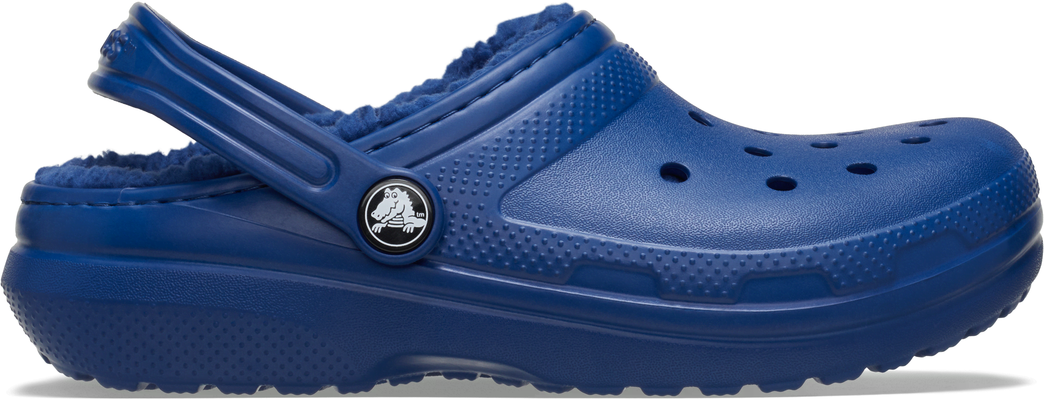 Crocs Toddler Classic Lined Clog Ribbon Blue  in Kids Size 9