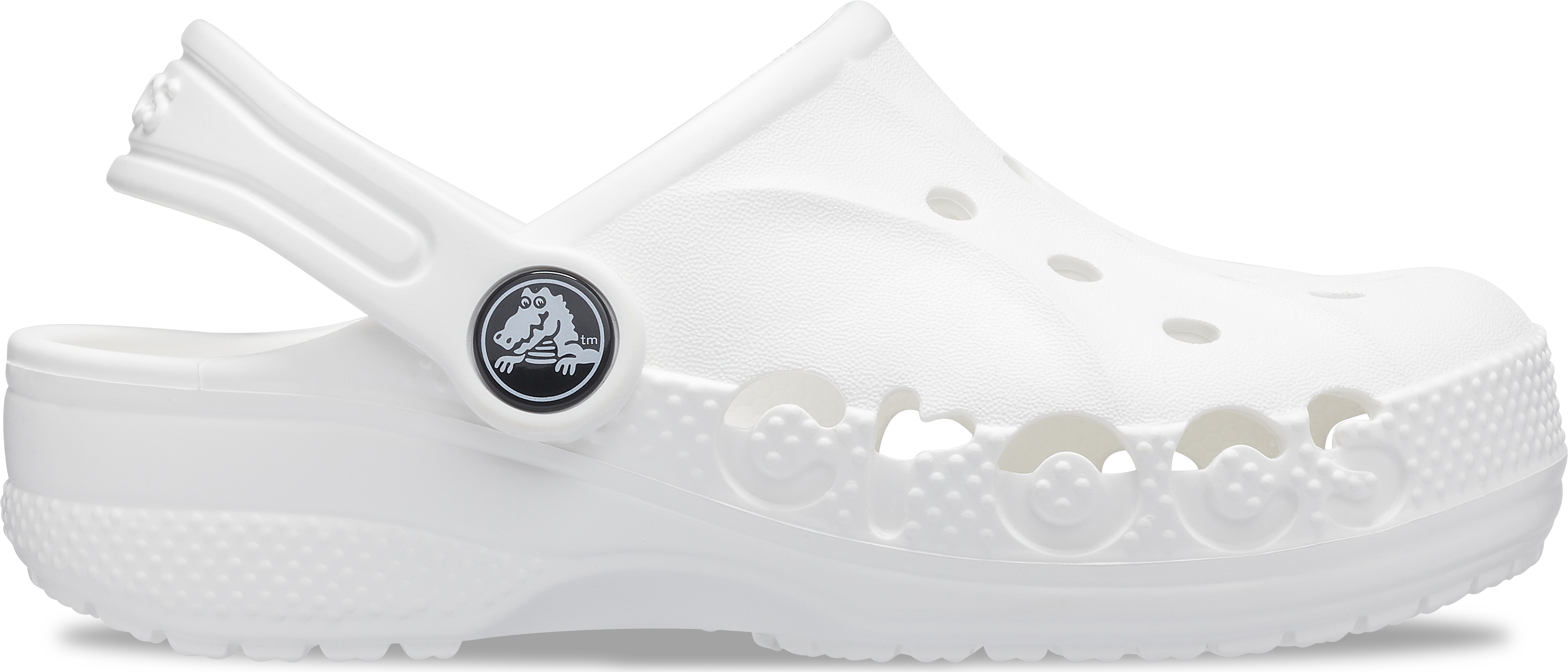 Crocs Toddler Baya Clog White  in Kids Size 6