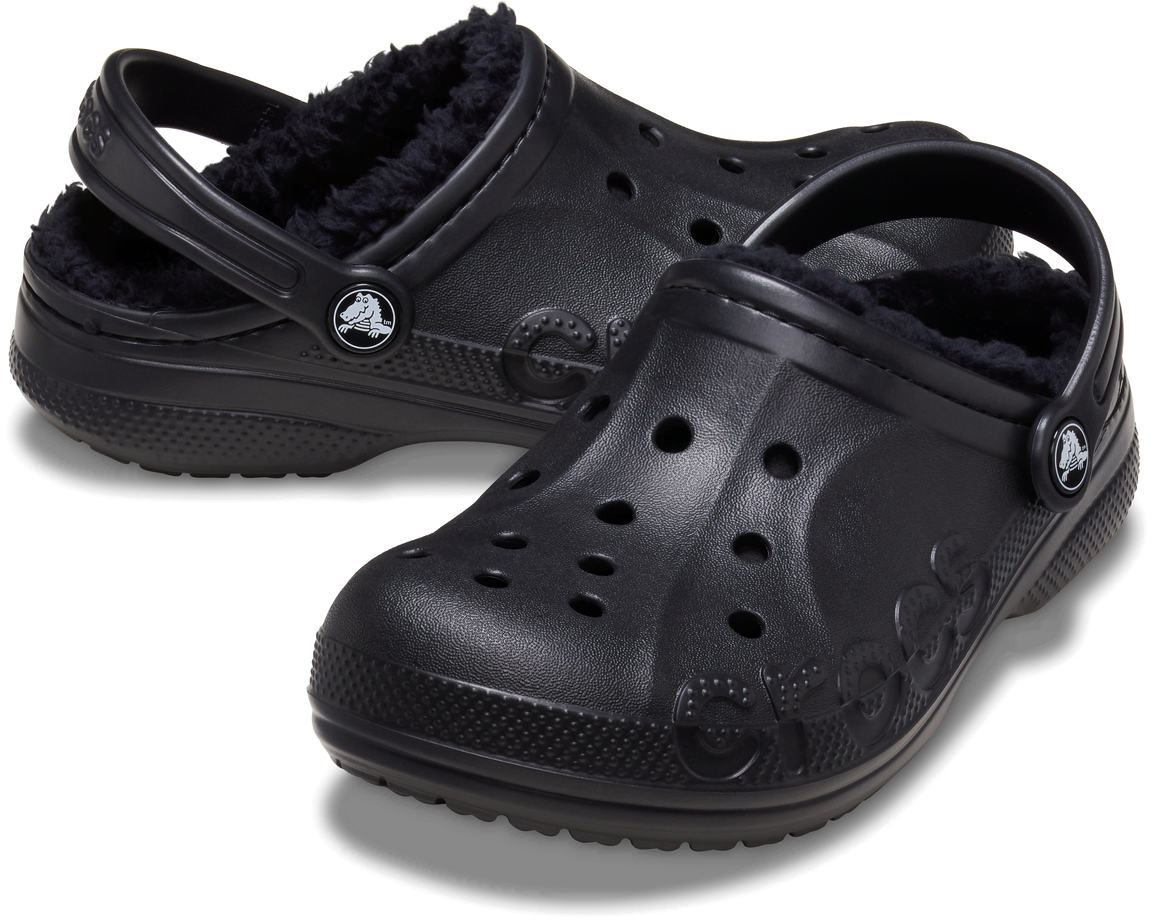 [�N���b�N�X����] �N���b�O TODDLERS' BAYA LINED CLOG �L�b�Y�A�q���p�A�j�̎q�A���̎q �u���b�N/�� 14cm �y14�`17.5cm�z�o�� ���C���h �N���b�O �g�h���[