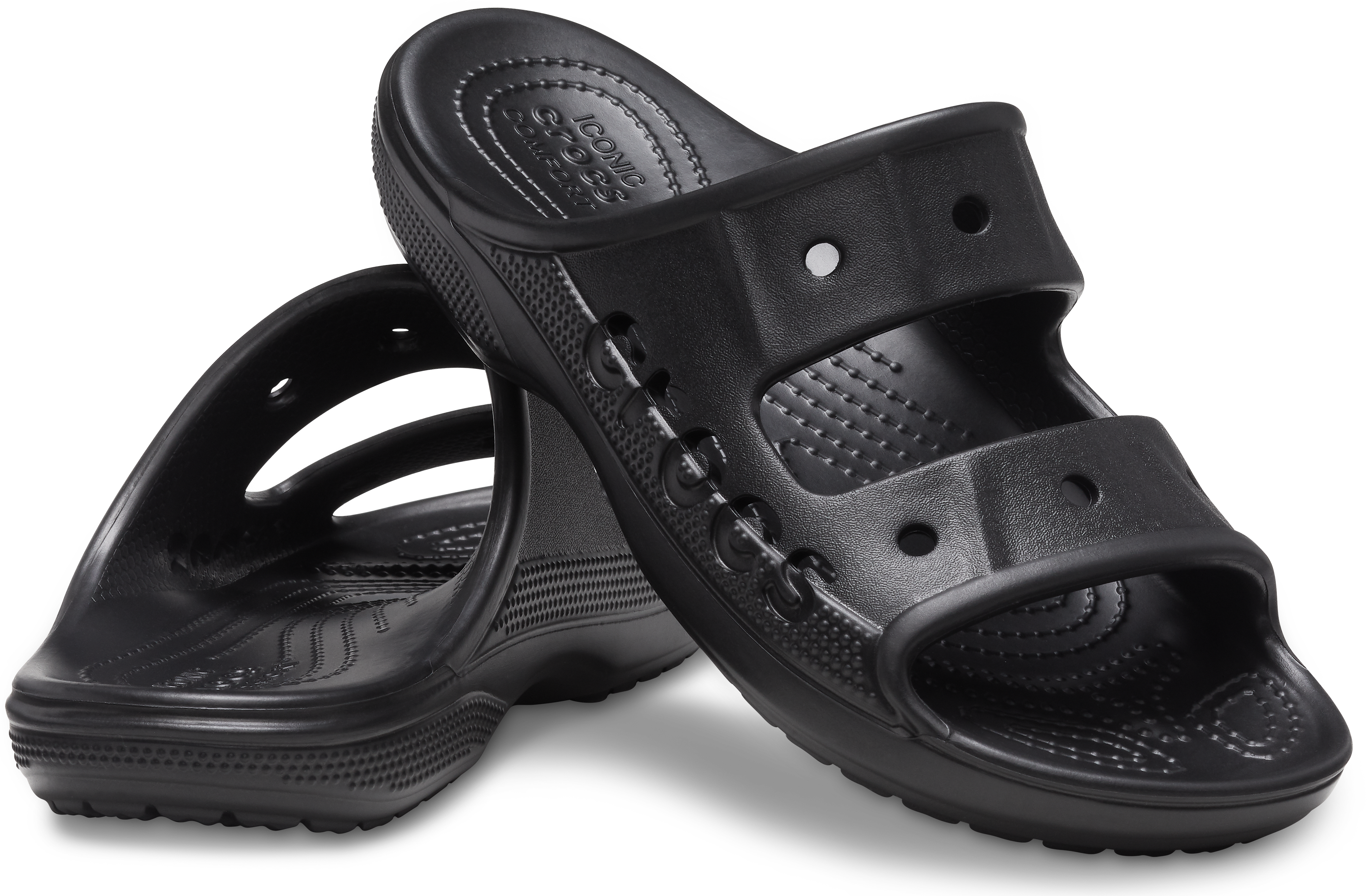 【最短当日出荷】 アウトレット バヤ サンダル BAYA SANDAL 〈色〉ブラック/黒 〈サイズ〉24cm 【男女兼用商品】 定番クロックスの魅力をバヤ サンダルで楽しもう。バヤ クロッグのデザイ