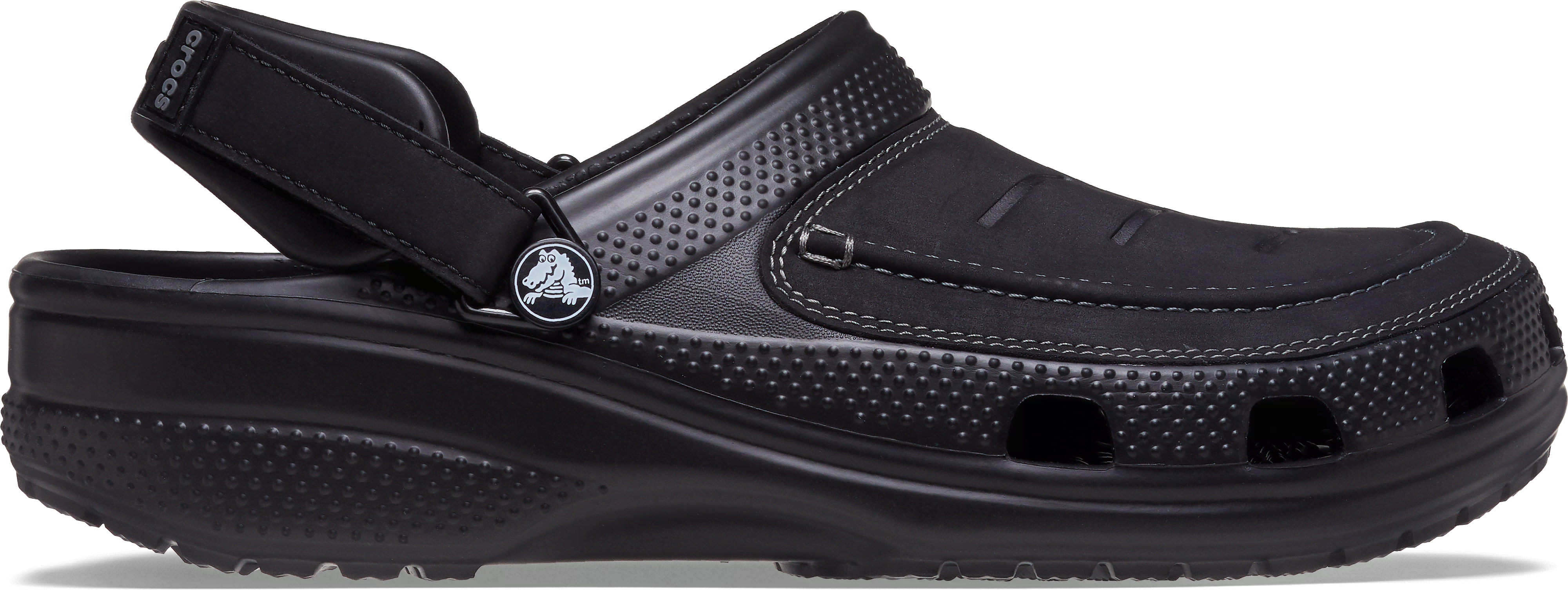 Crocs | Men | Classic Yukon Vista II LiteRide | Clogs | Black/Slate Grey | 6