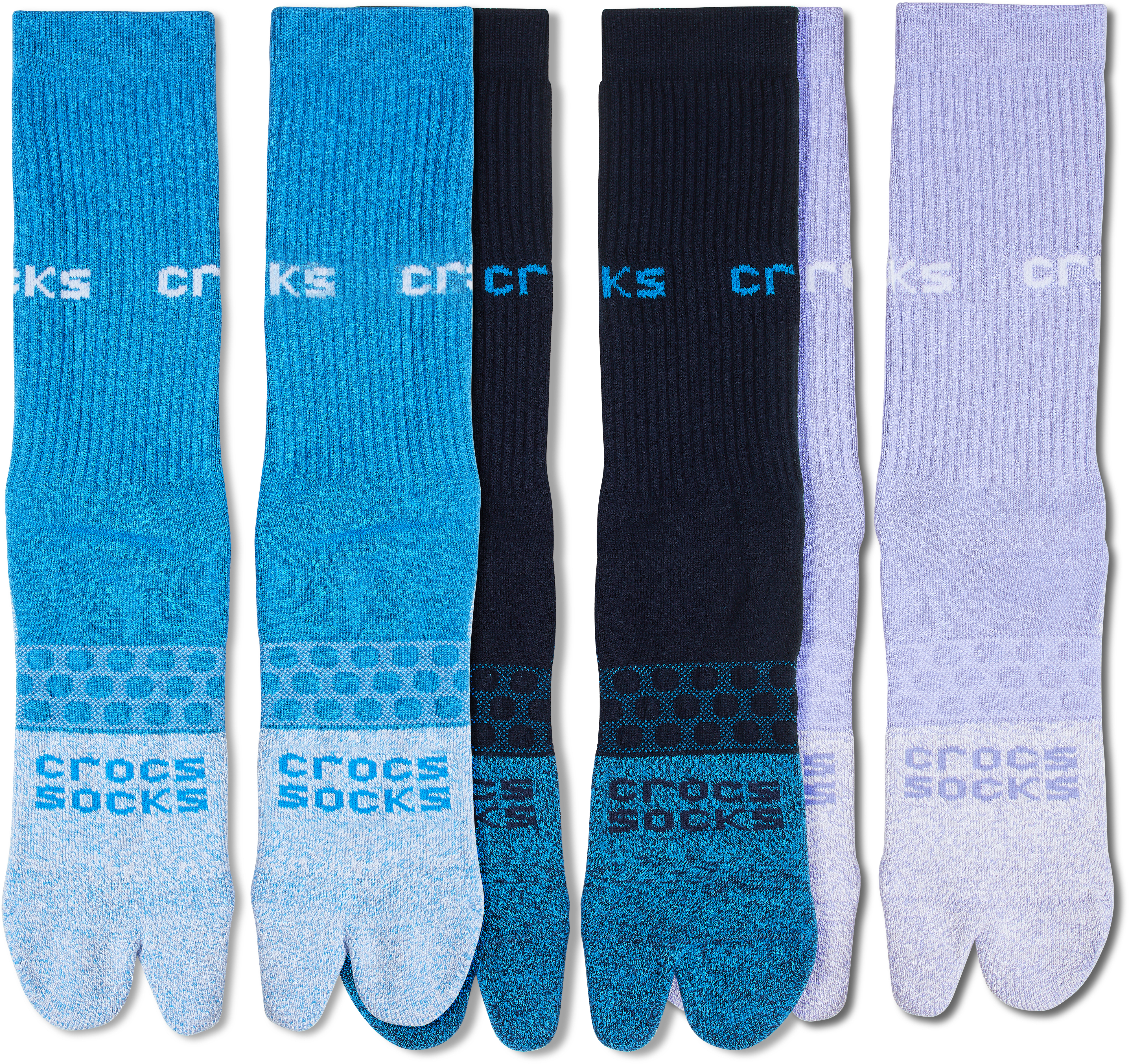 Crocs | Unisex | Crocs Socks Adult Flop Sock 3 Pack | Shoes | Multi | S