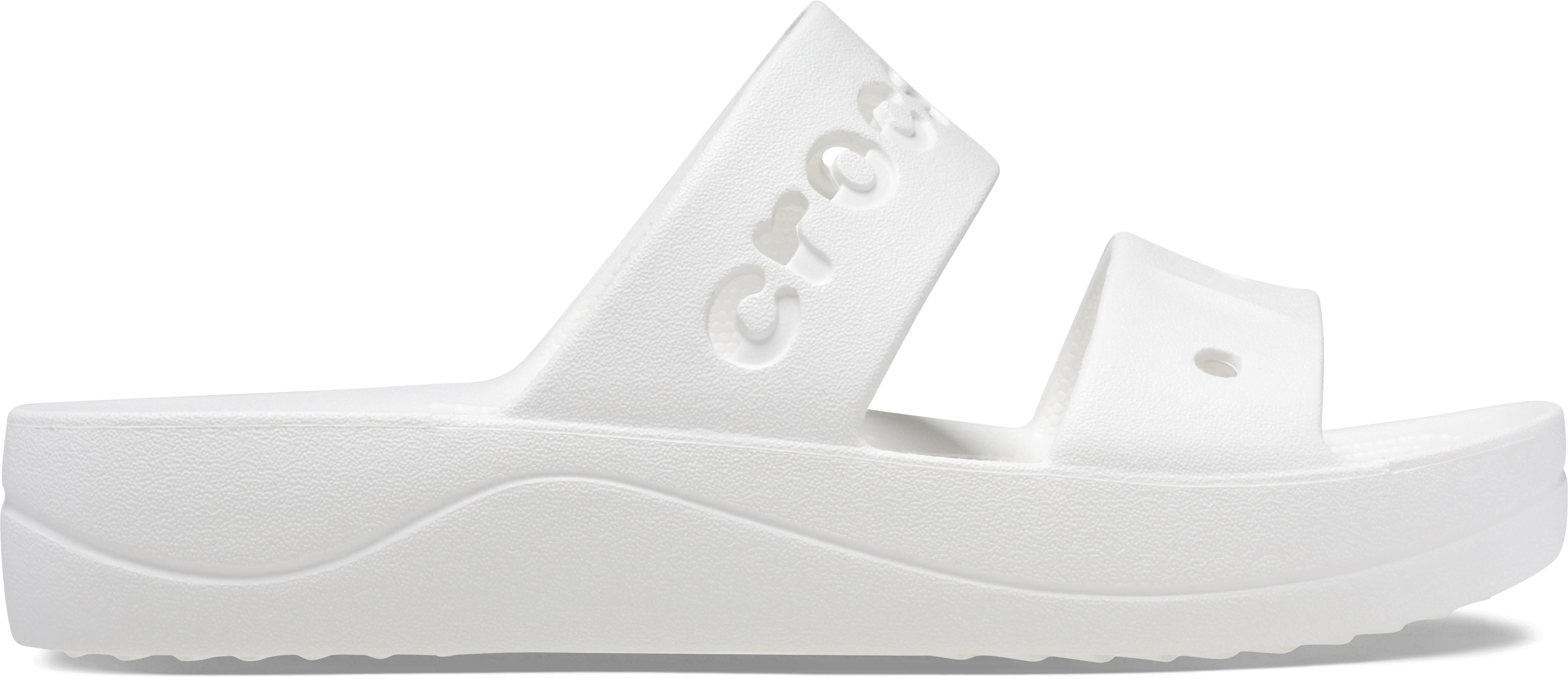 Crocs | Women | Baya Platform | Sandals | White | 7