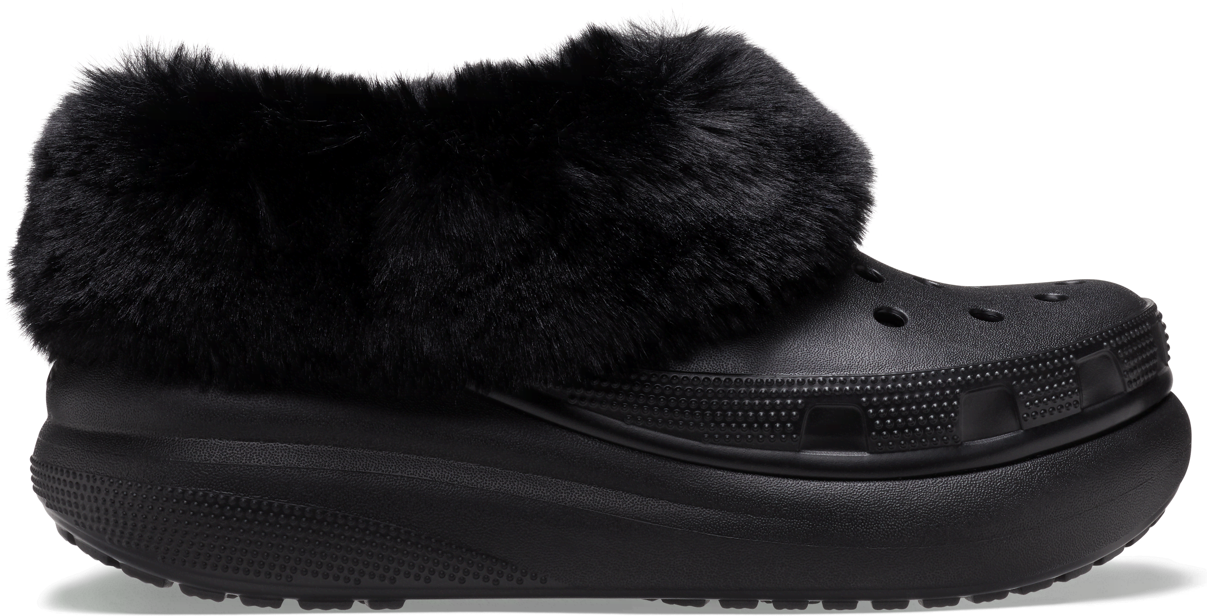 Crocs | Unisex | Furever Crush Shoe | Shoes | Black | M10