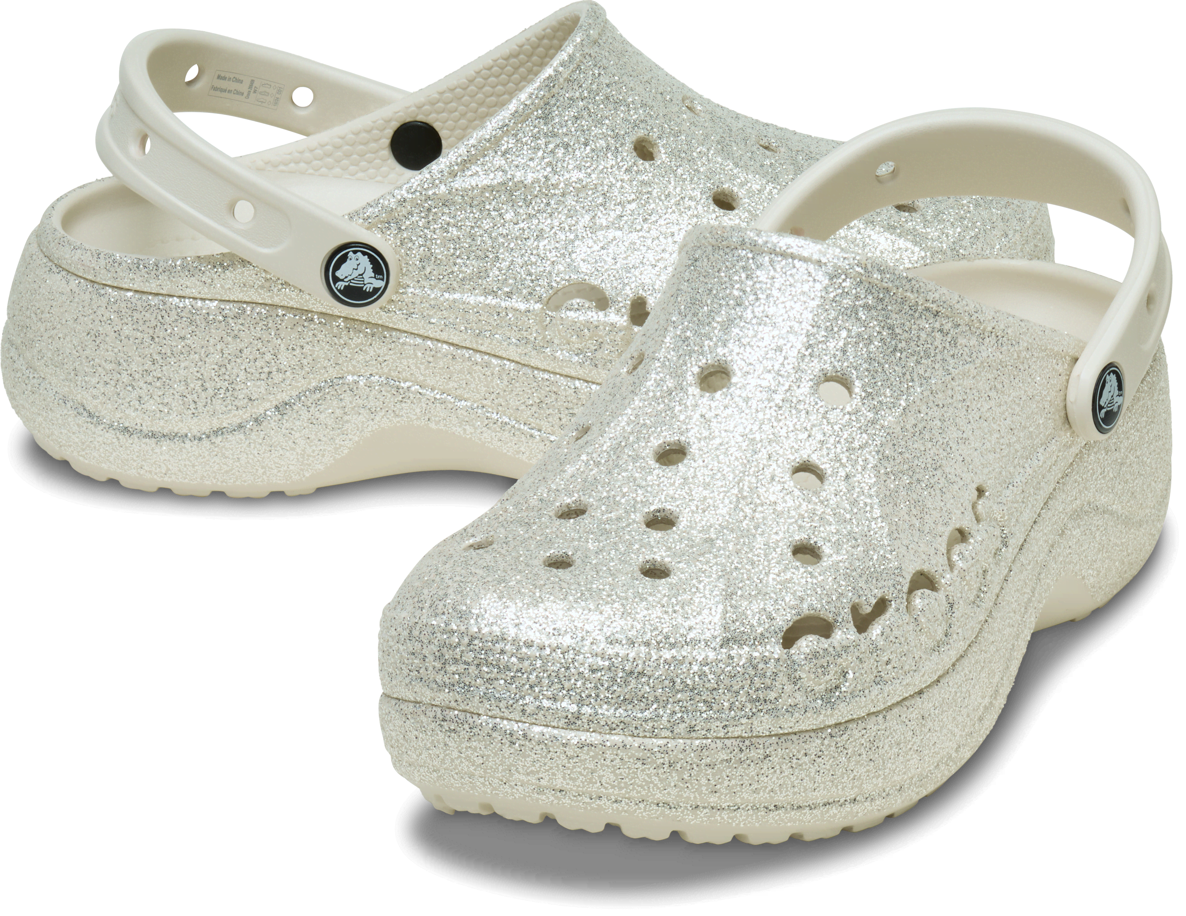 [NbNX] NbO BAYA PLATFORM GLITTER CLOG YAjp O[/DF 25cm o vbgtH[ Ob^[ NbO