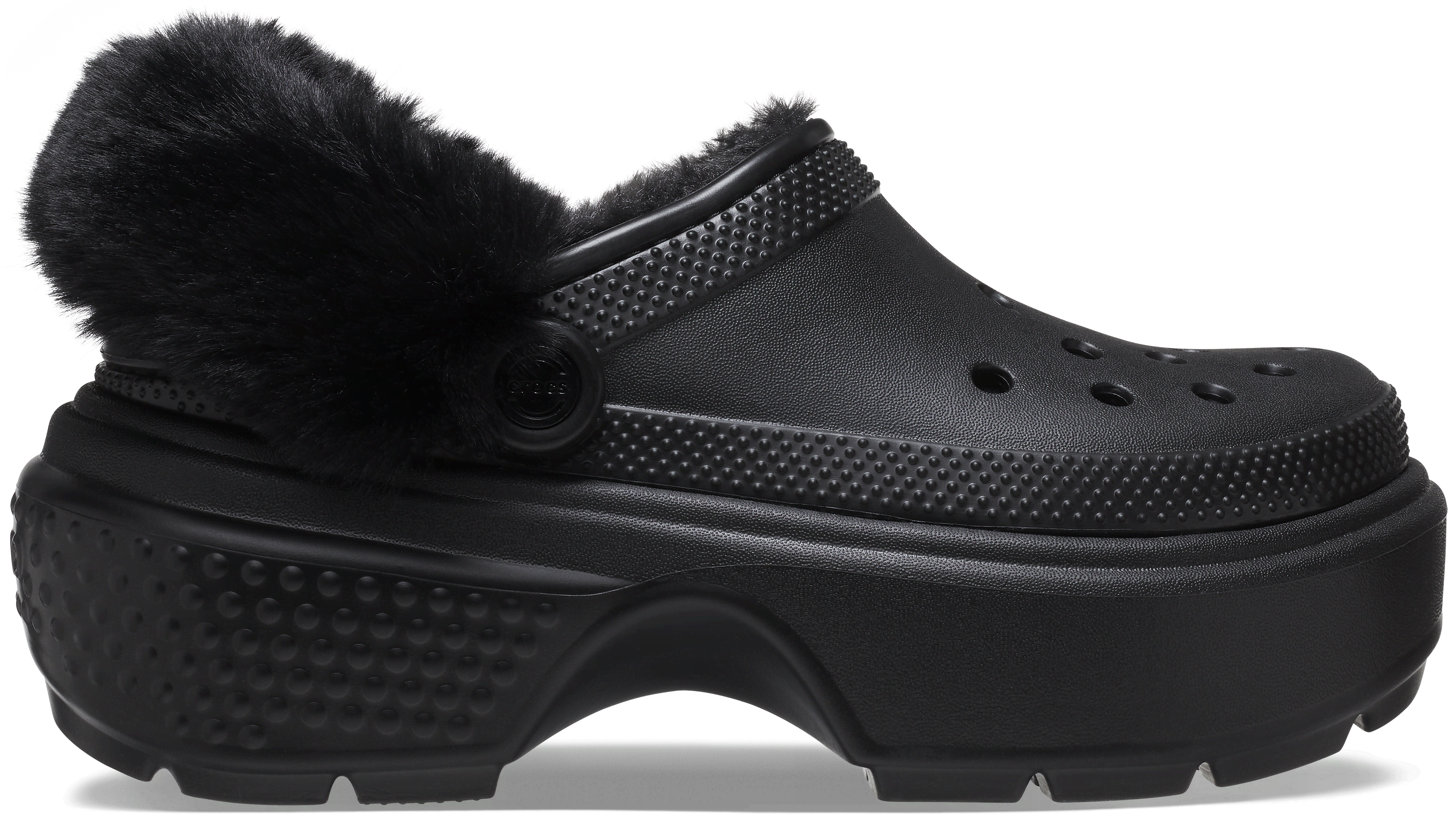 Crocs | Unisex | Stomp Lined | Clogs | Black | W6/M5