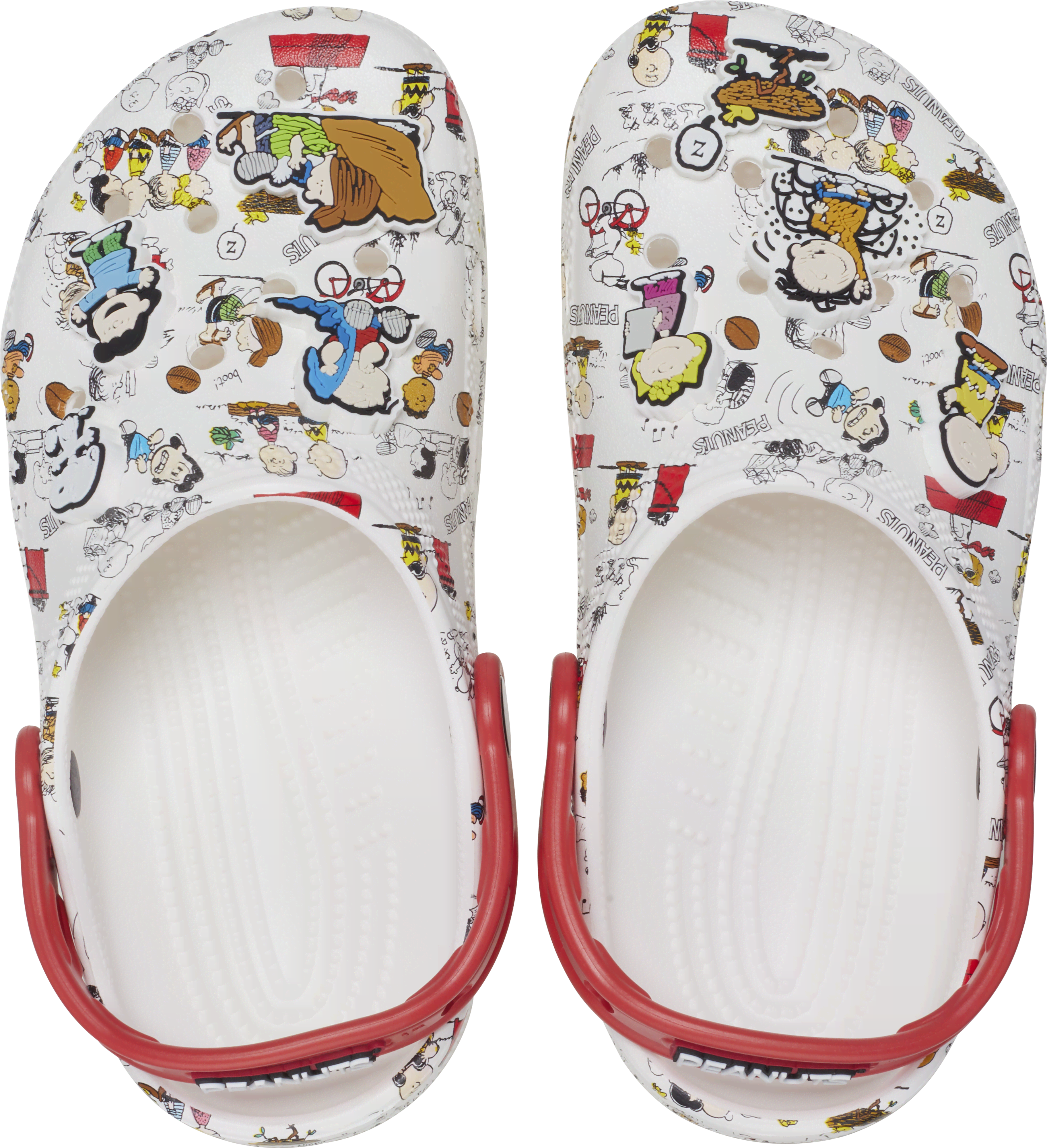 Crocs | Kids | Peanuts Classic | Clogs | White / Multi | J1