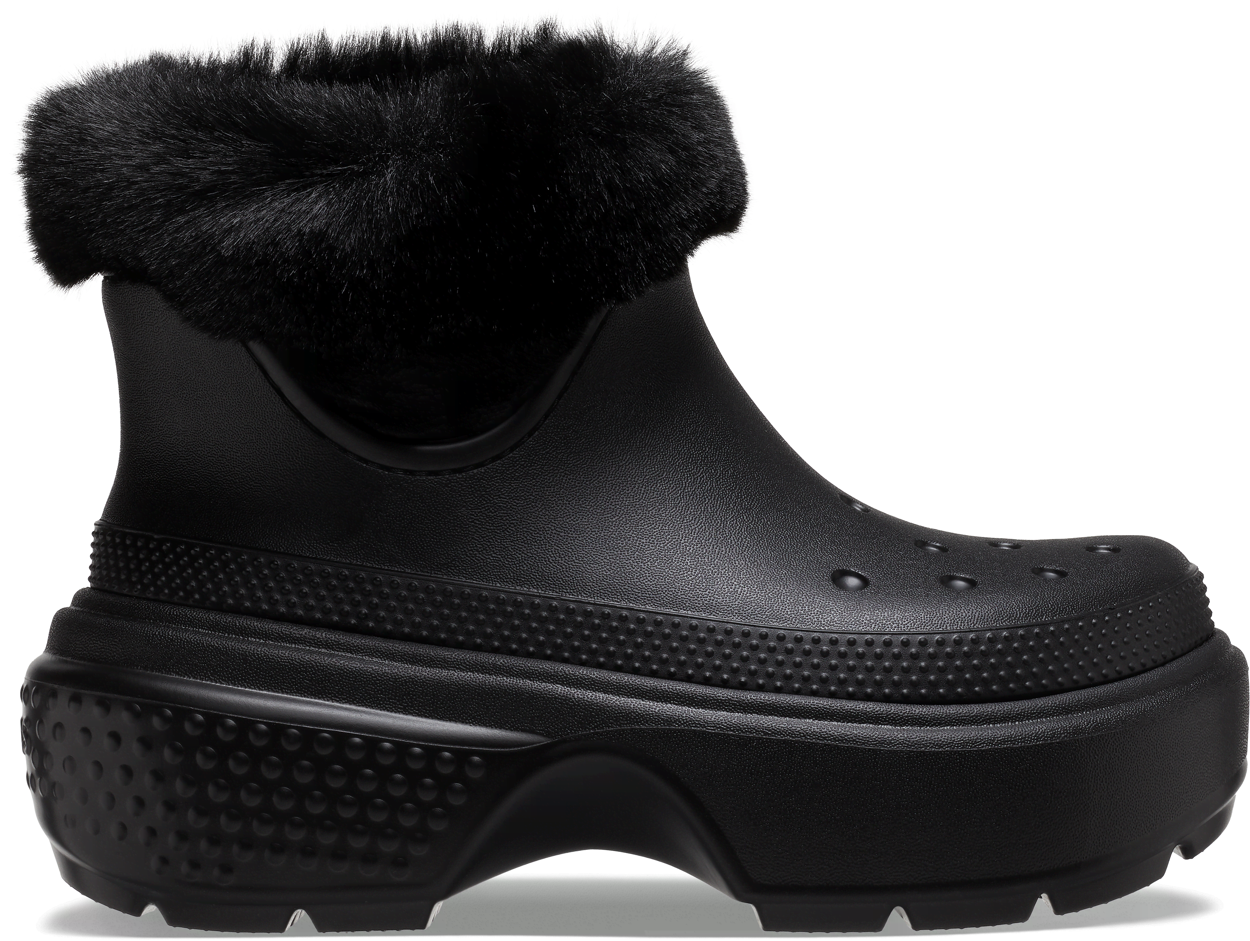 Crocs | Unisex | Stomp Lined Boot | Boots | Black | W6/M5