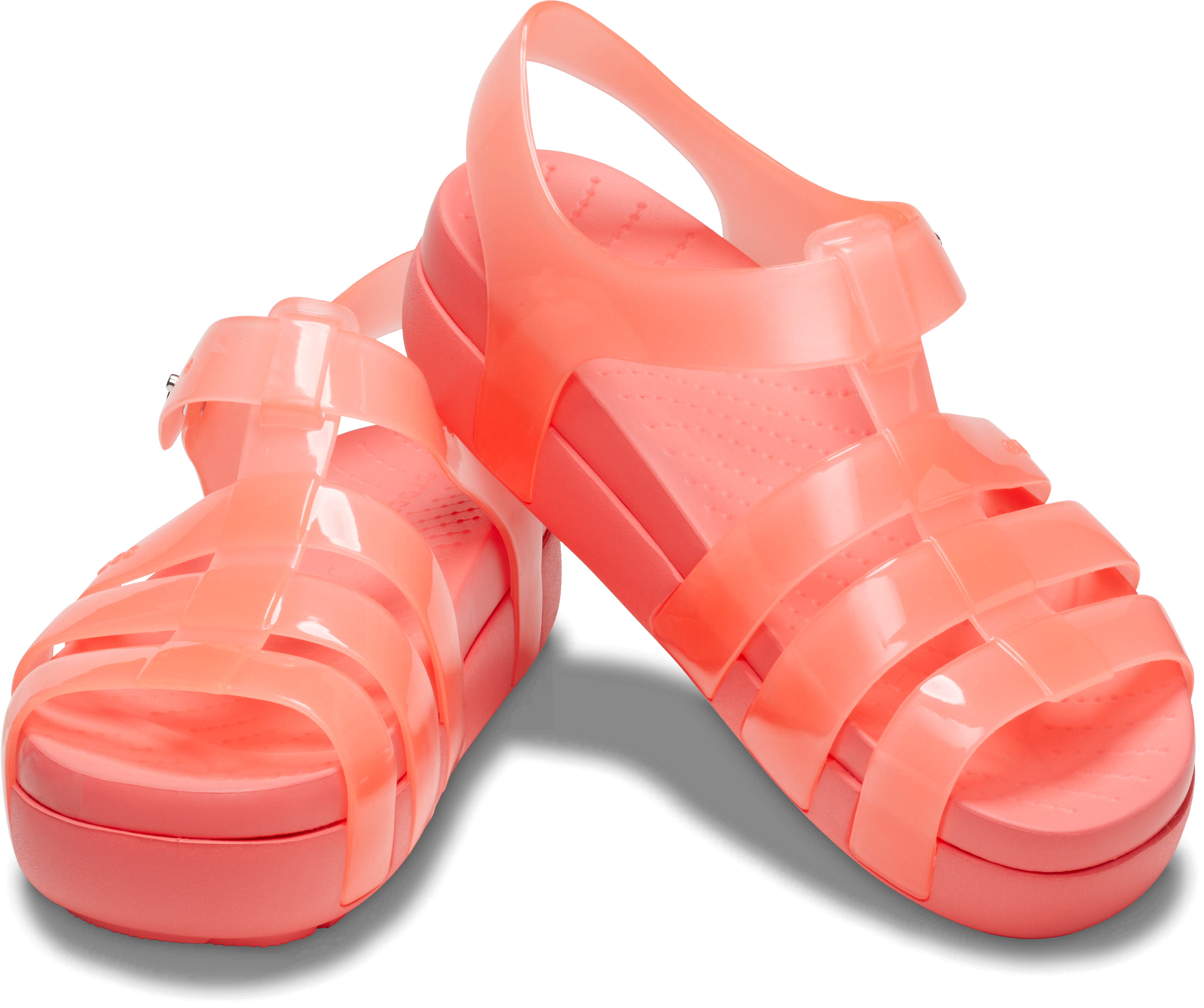 [�N���b�N�X����] �T���_�� CROCS SPLASH GLOSSY FISHERMAN �����Y�A�j���p �s���N 25cm �N���b�N�X �X�v���b�V�� �O���b�V�[ �t�B�b�V���[�}��