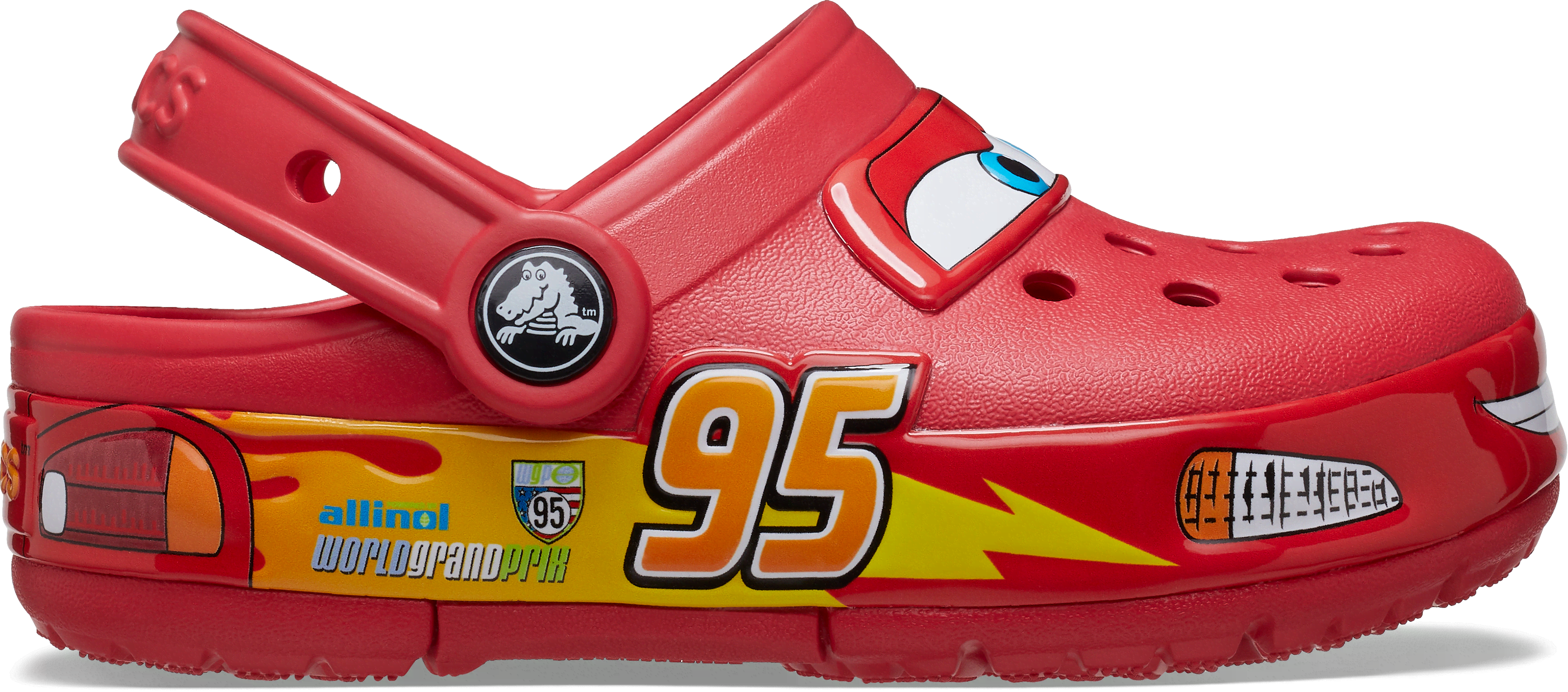 Crocs | Kids | Disney and Pixar Cars Lightning McQueen | Clogs | Red | C12