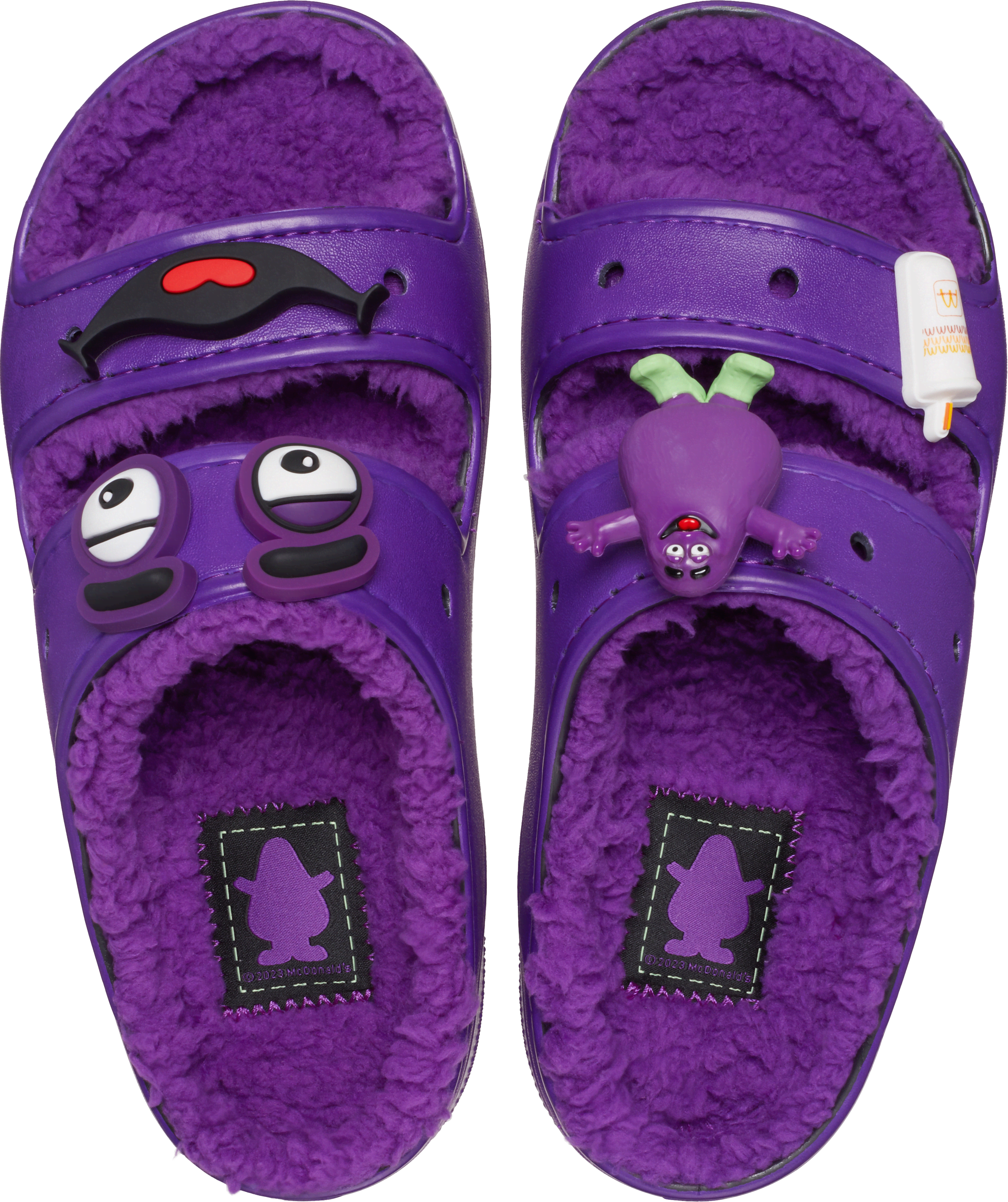 Crocs | Unisex | McDonalds x Crocs Grimace Cozzzy | Sandals | Purple | W7/M6