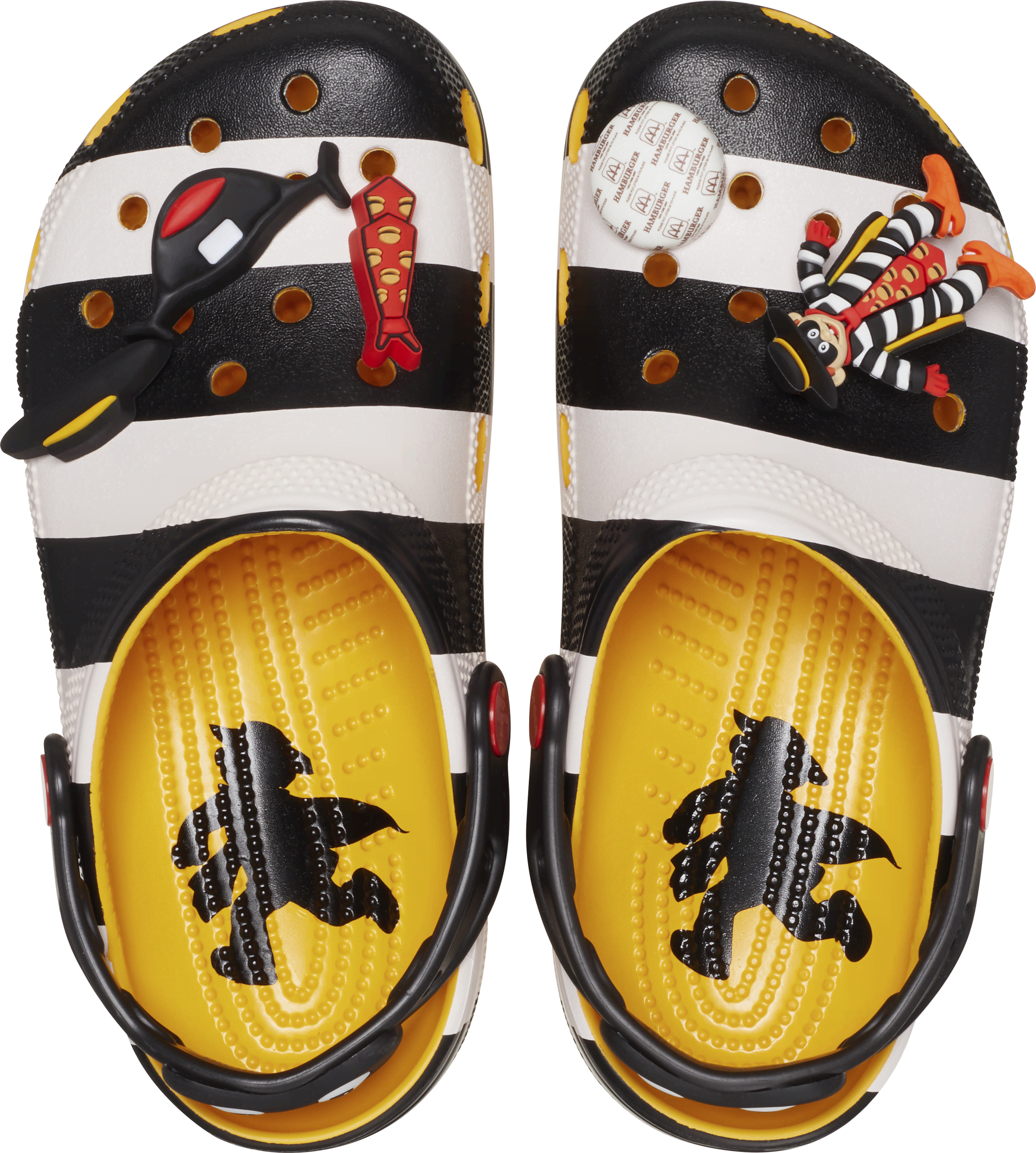 Crocs Mcdonald's X  Hamburglar Classic Clog In Black/white