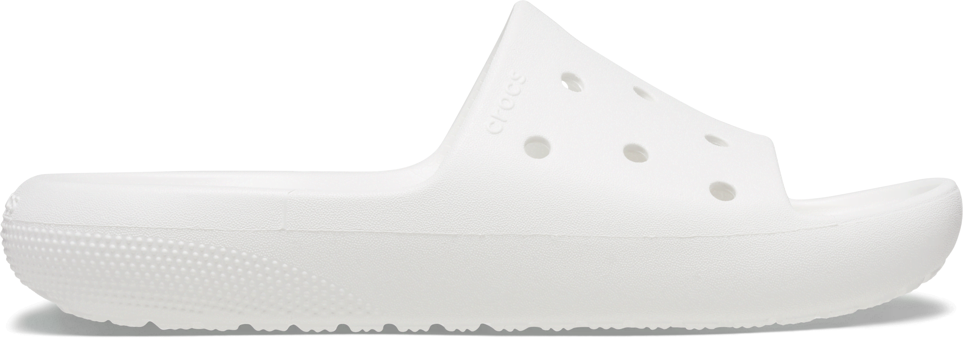 Crocs | Unisex | Classic 2.0 | Slides | White | W8/M7