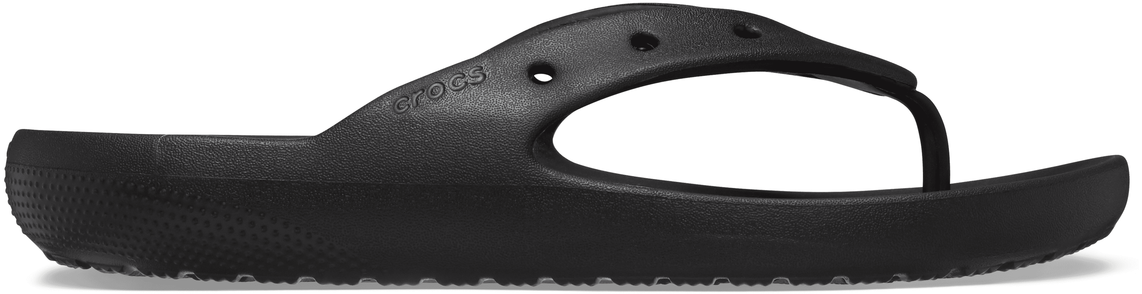 Crocs | Unisex | Classic 2.0 | Flips | Black | W7/M6