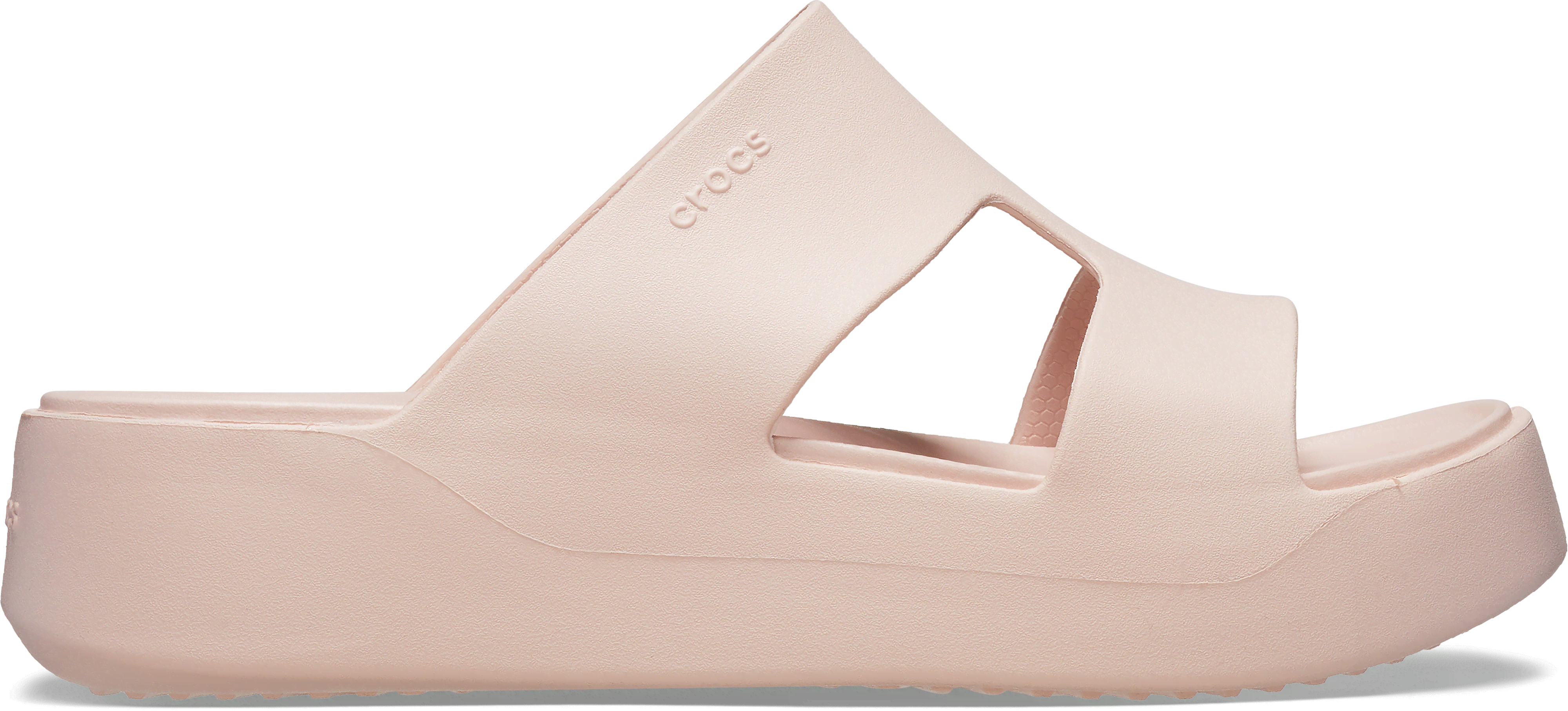 Crocs  Getaway Platform H-Strap  women's Mules / Casual Shoes in Beige