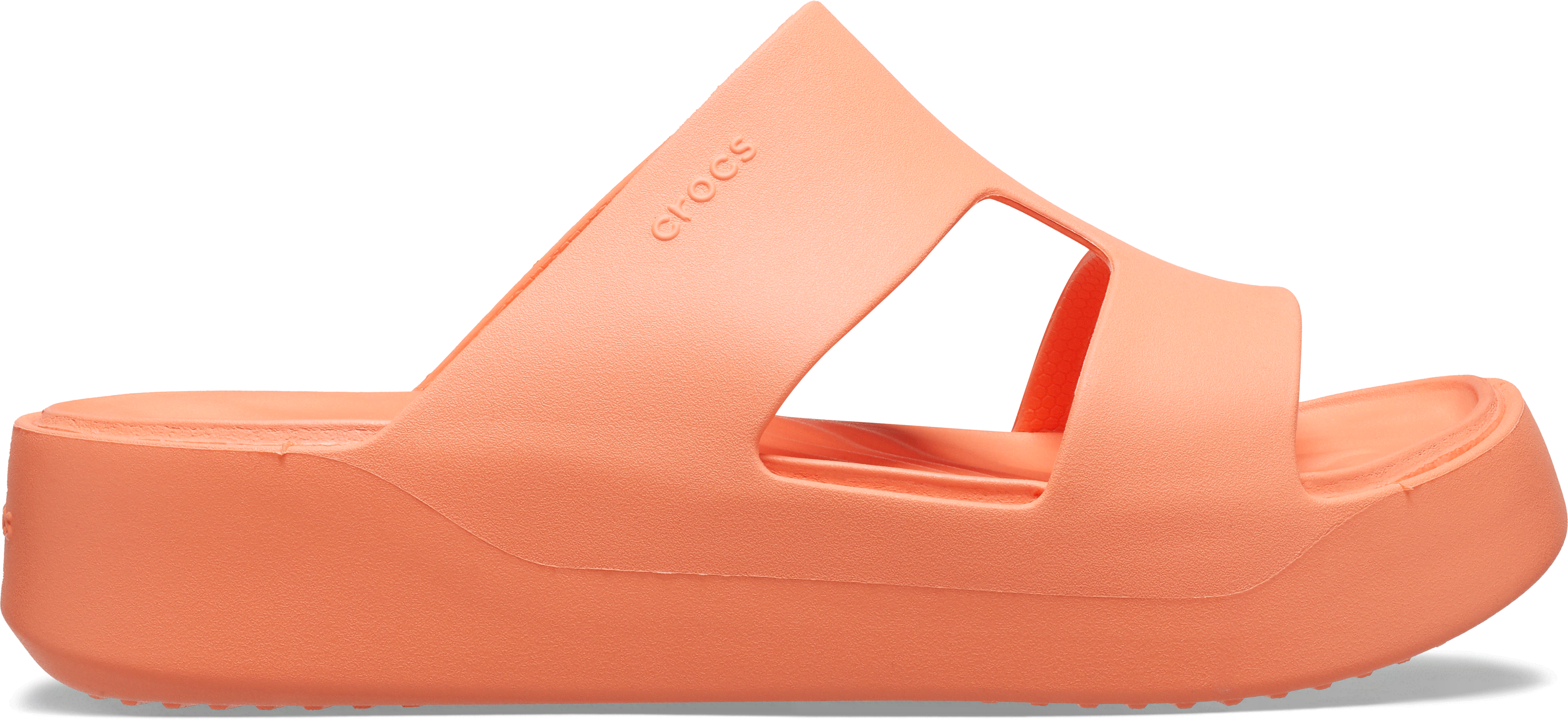 Crocs Getaway Platform H-strap Sandales Femmes Sunkissed 38 In Sunkissed