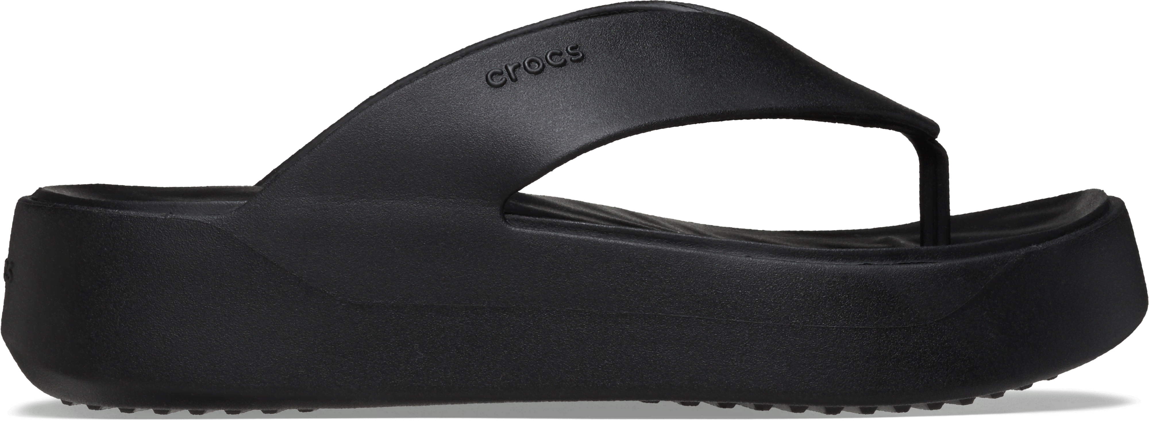 Crocs Getaway Platform Flip Black  in Size 8