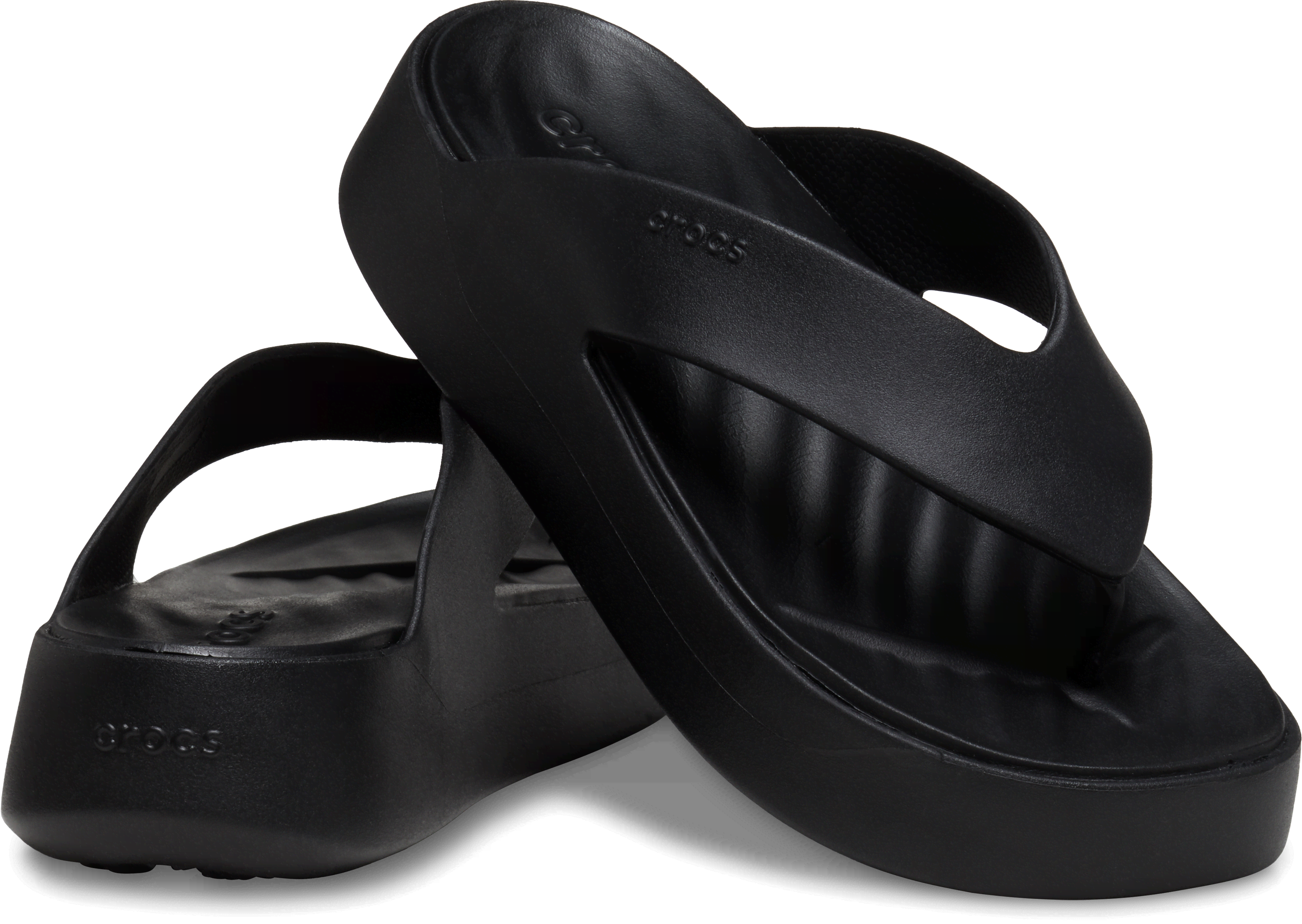 [クロックス公式] ビーチサンダル GETAWAY PLATFORM FLIP メンズ、男性用 ブラック/黒 21cm ゲッタウェイ プラットフォーム フリップ
