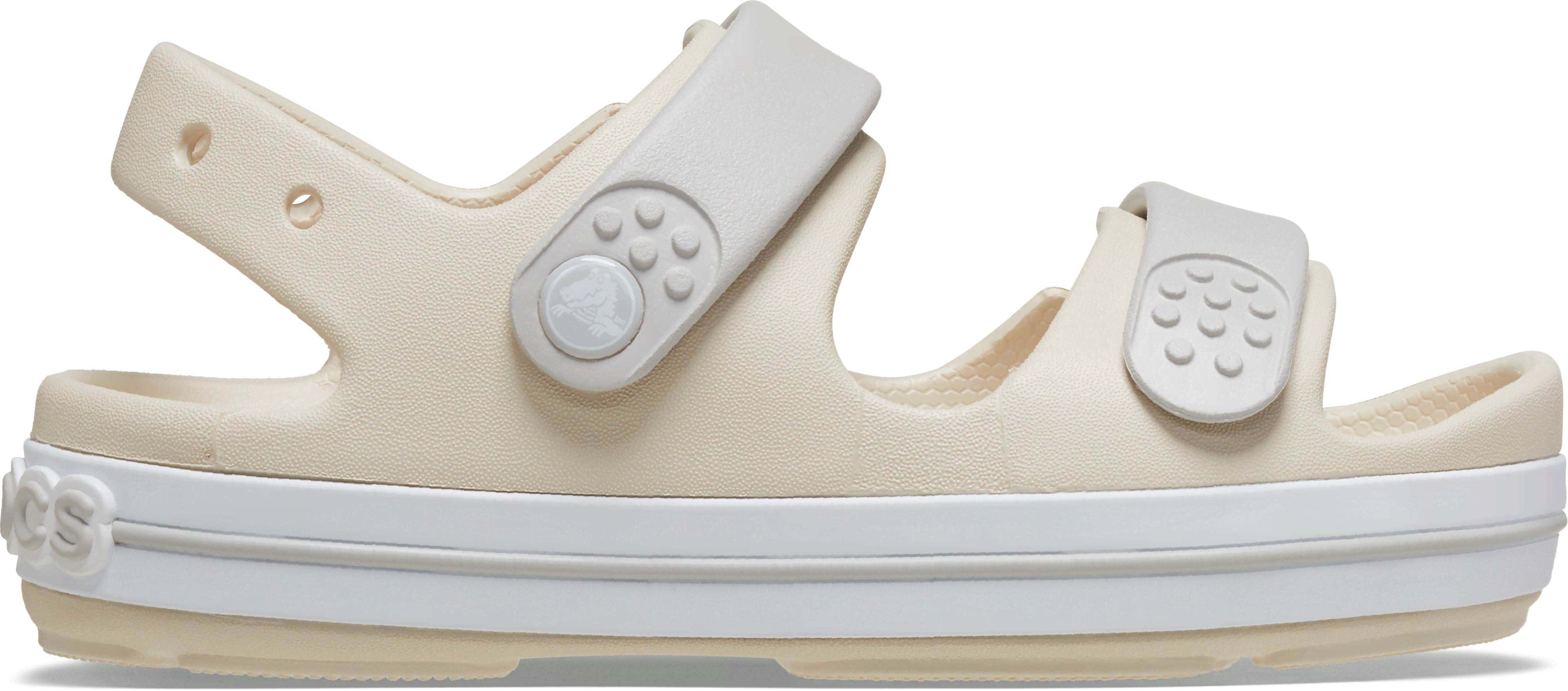 Crocs | Kids | Toddler Crocband™ Cruiser | Sandals | Stucco / Atmosphere | C9 In White