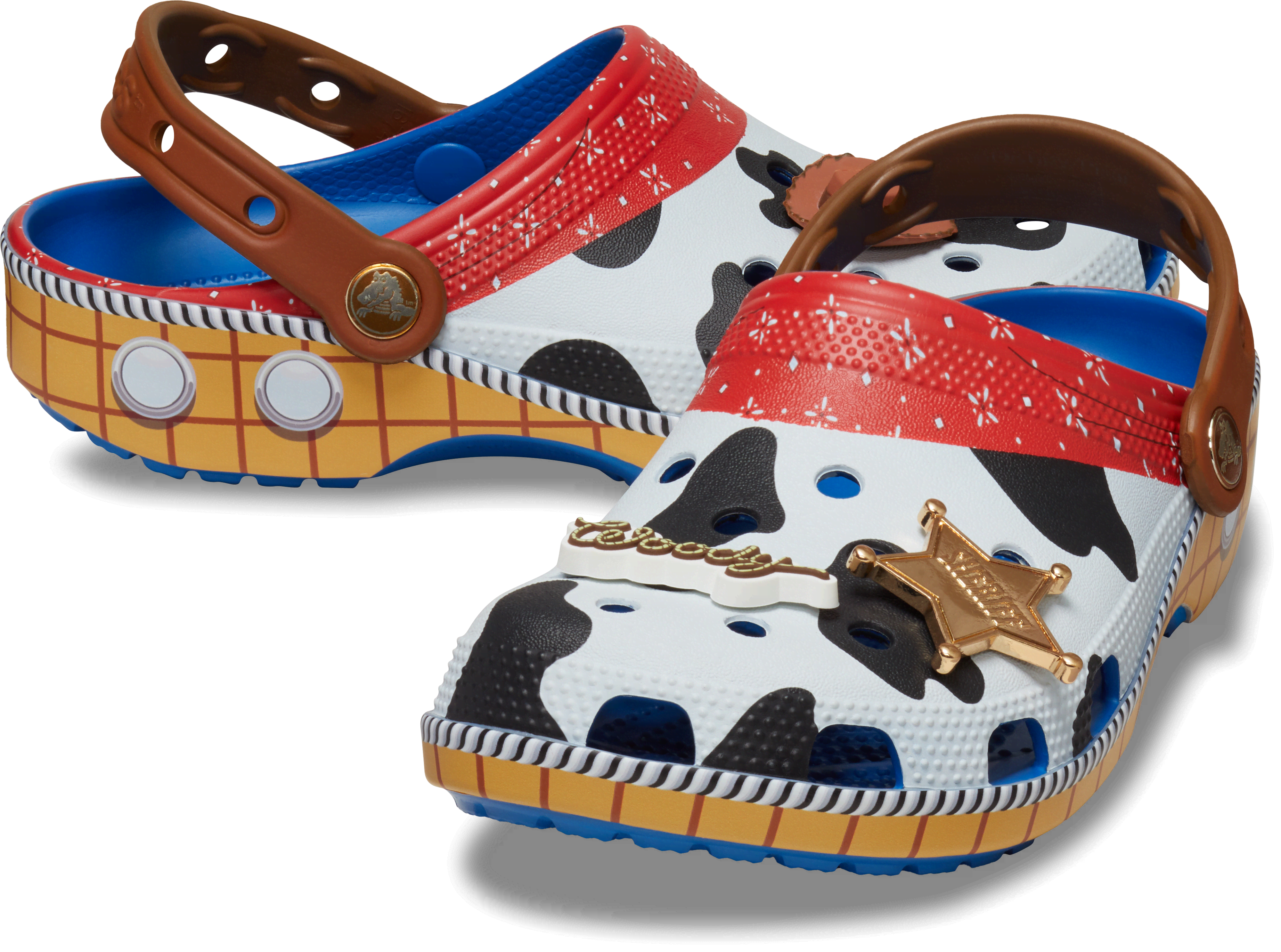 [å] å PIXAR TOY STORY WOODY CLOG 󥺡ǥ ֥롼/ 22cm ԥ ȥȡ꡼ ֥åǥ å