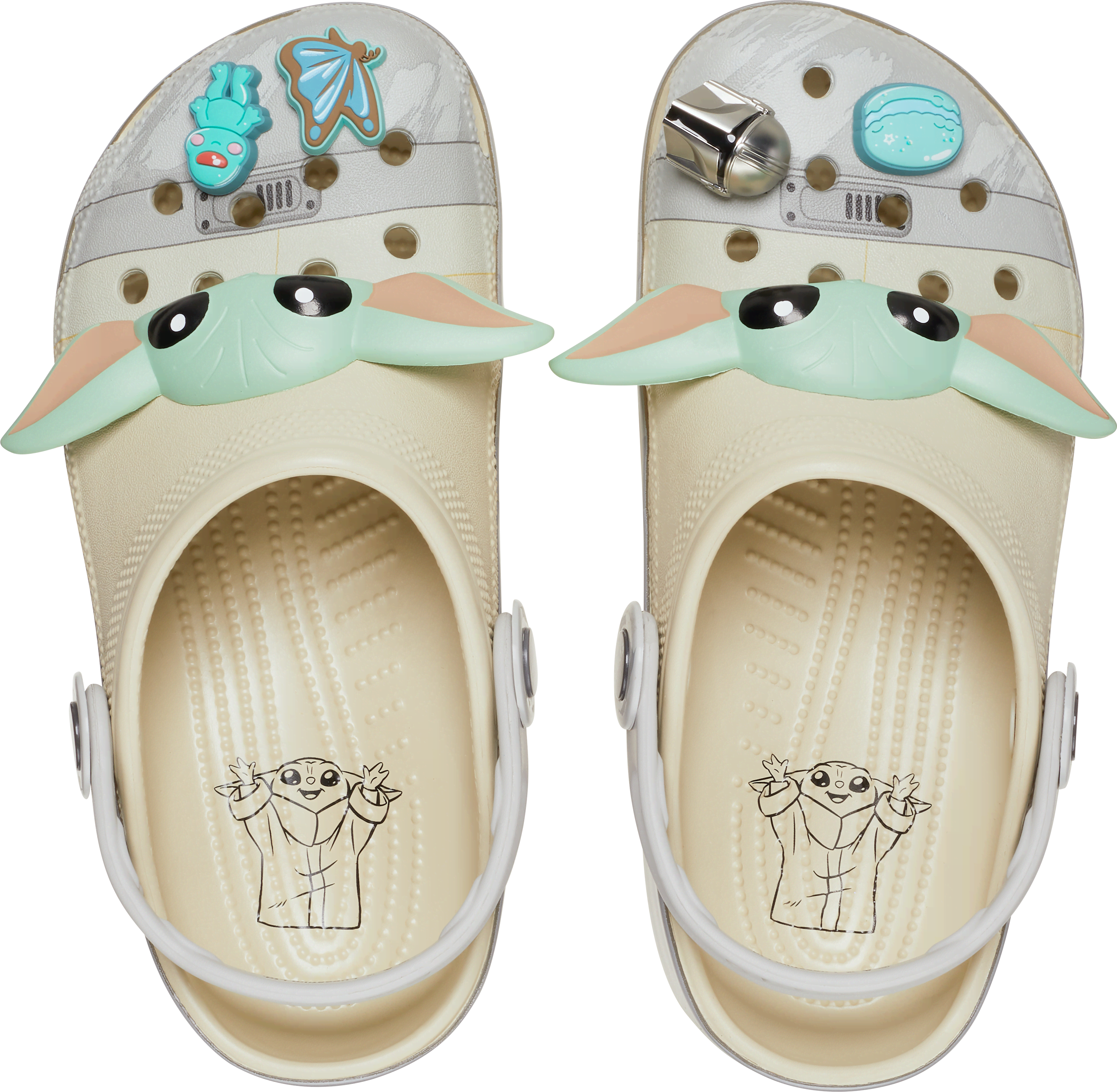 Shop Crocs Star Wars Grogu™ Classic Clog In Bone