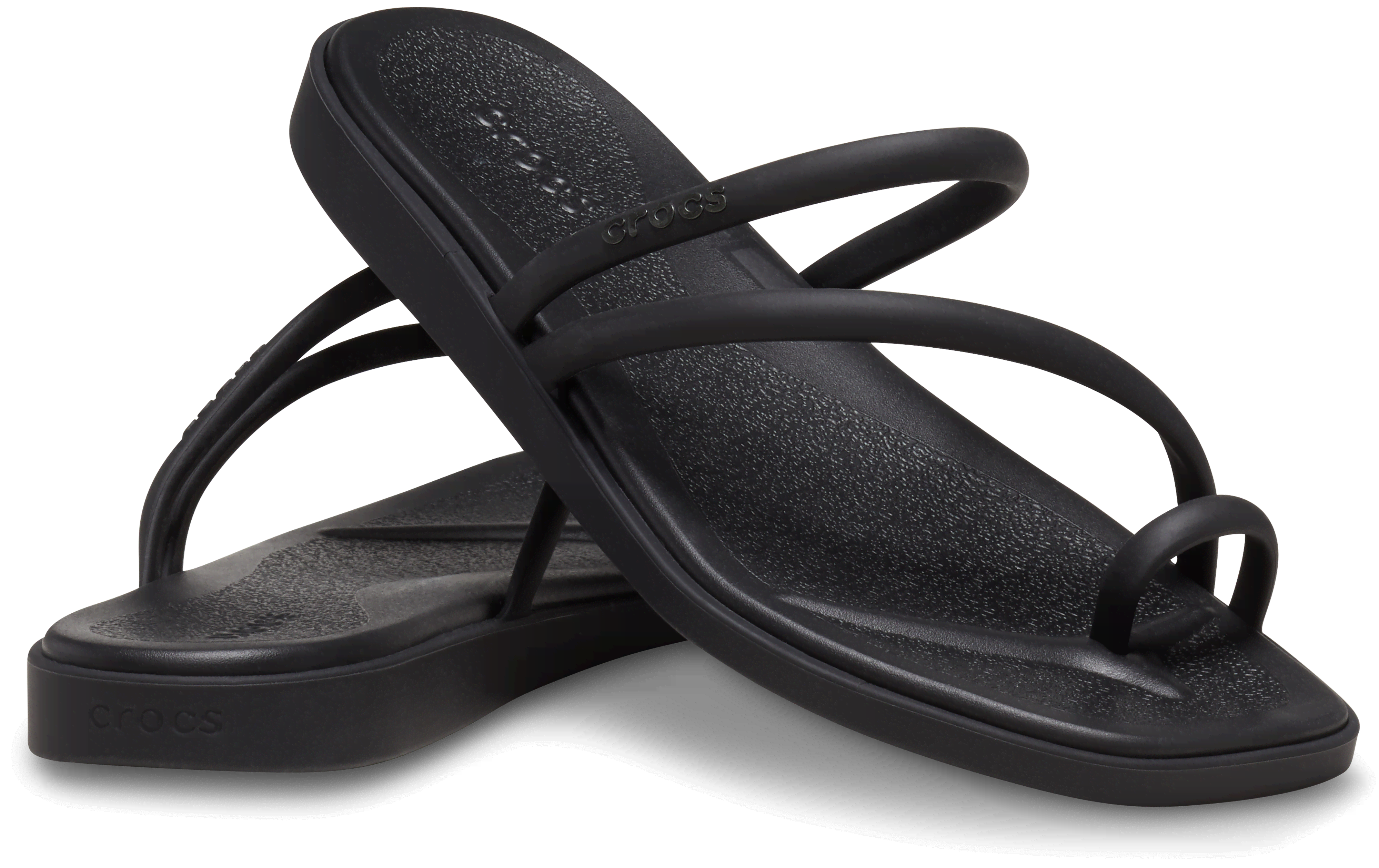 【最短当日出荷】 コレクション - サンダル ウィメンズ マイアミ トゥー ループ サンダル WOMEN'S MIAMI TOE LOOP SANDAL 〈色〉ブラック/黒 〈サイズ〉24c