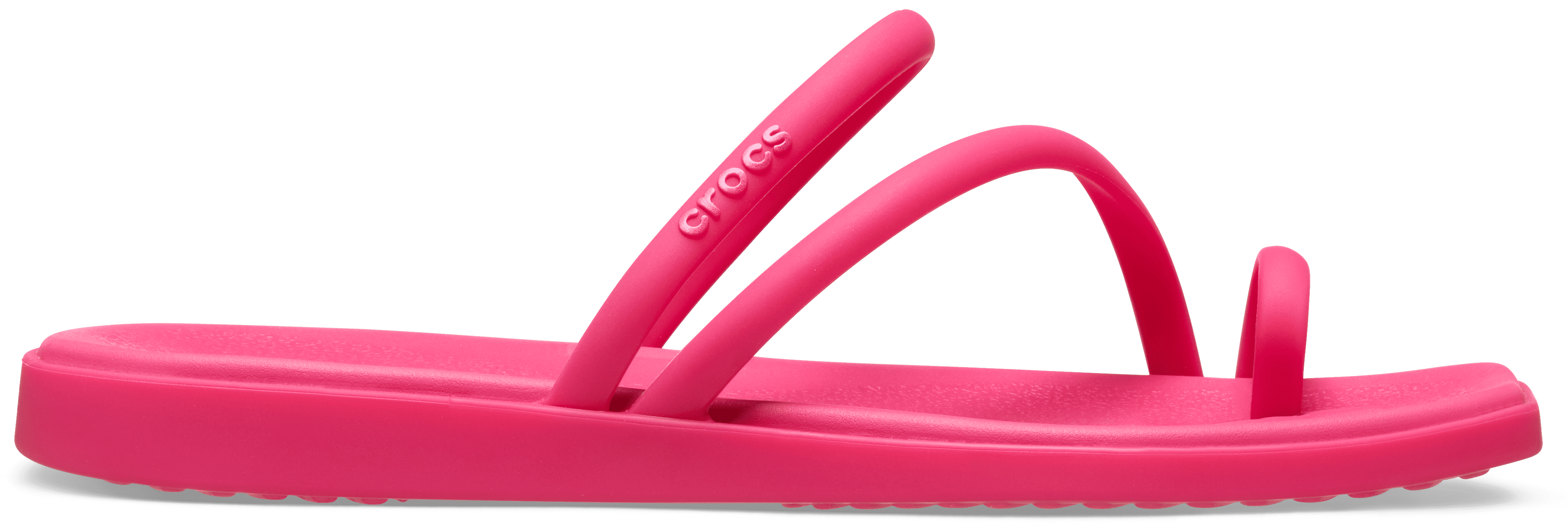 Crocs Women's Miami Toe Loop Sandal In Dragon Fruit