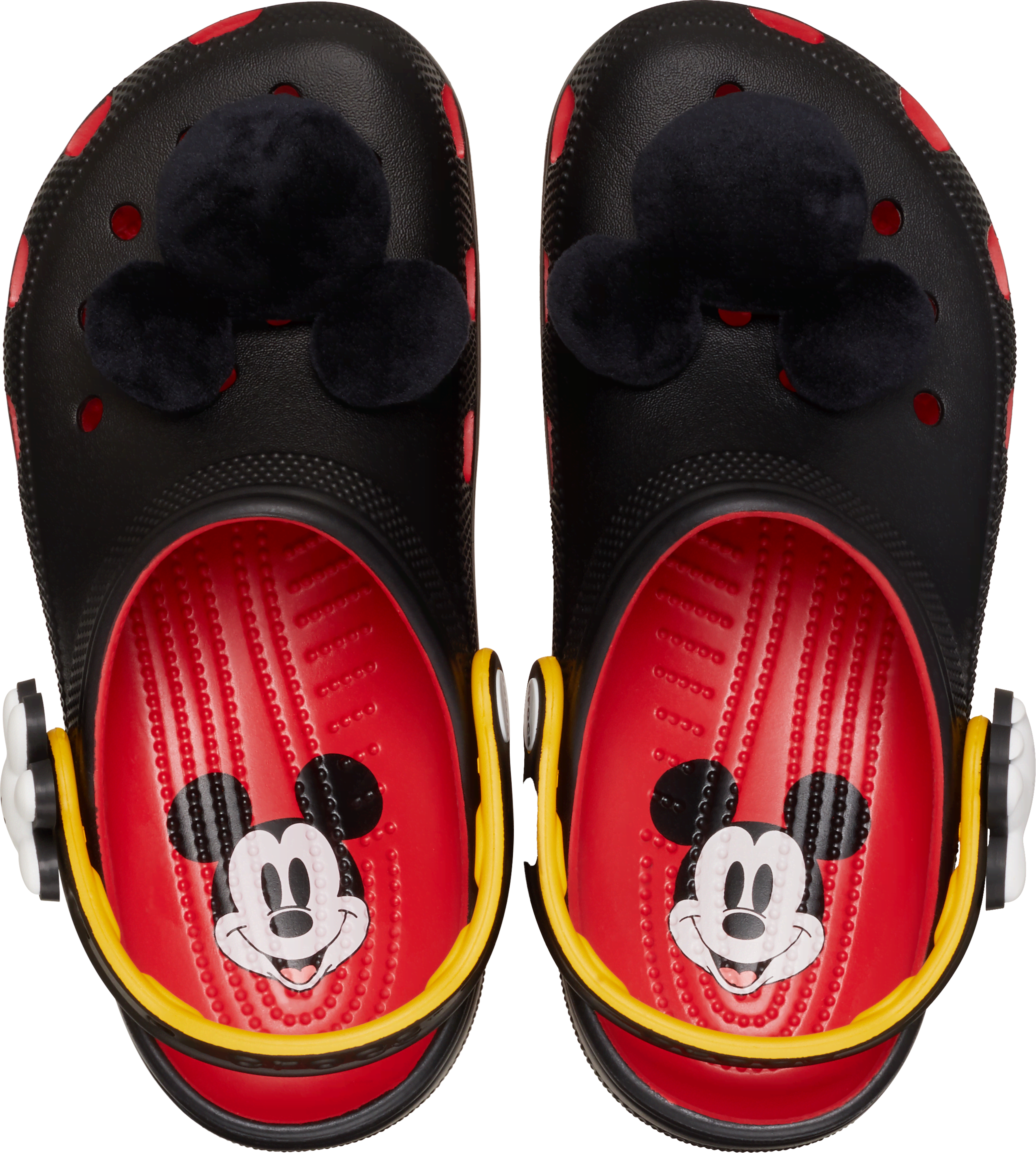 Crocs Mickey Mouse Classic Clog Flame  in Women's Size 10 and Men's Size 9