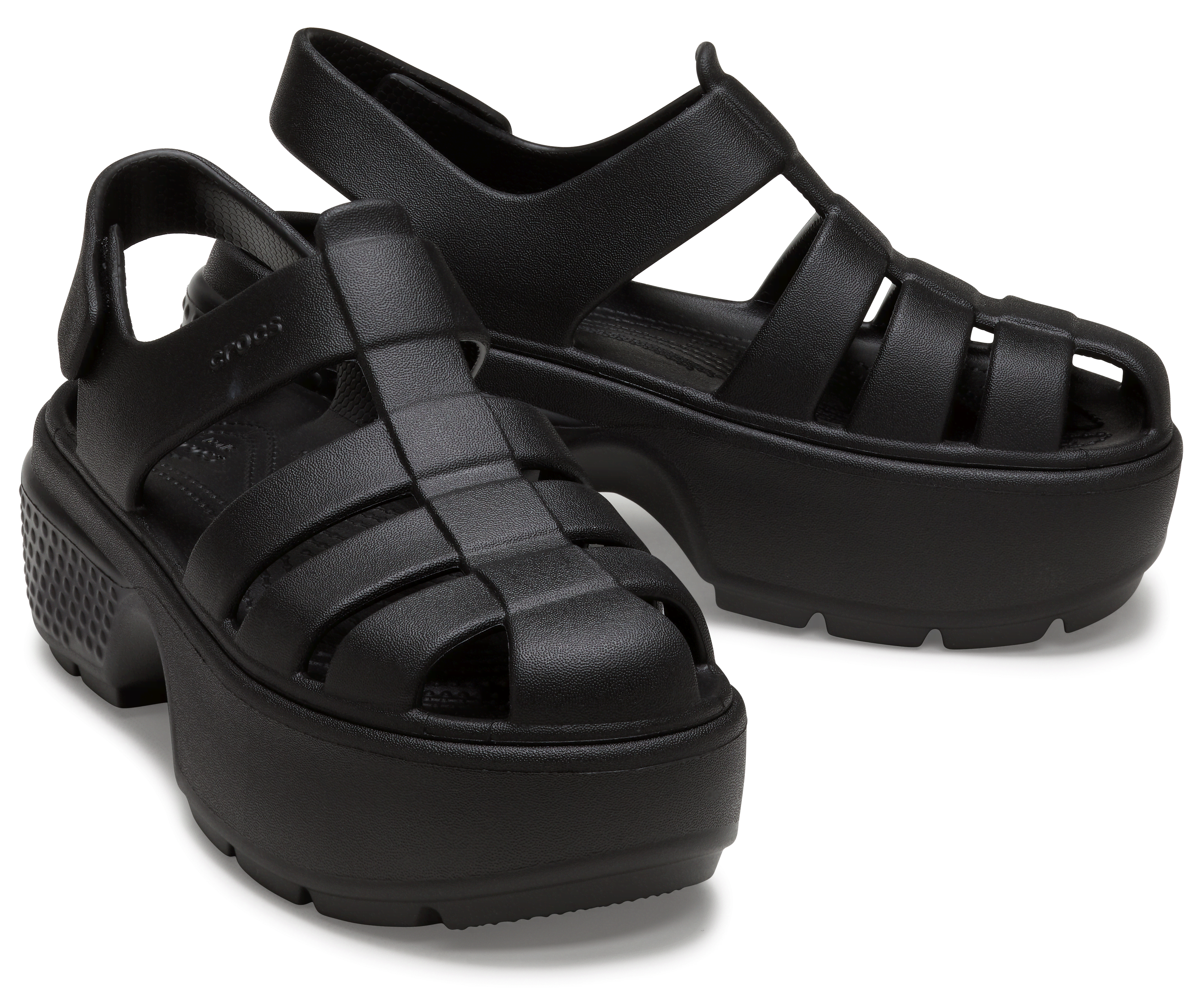 [å] å STOMP FISHERMAN SANDAL 󥺡ǥ ֥å/ 22cm ȥ եå㡼ޥ 