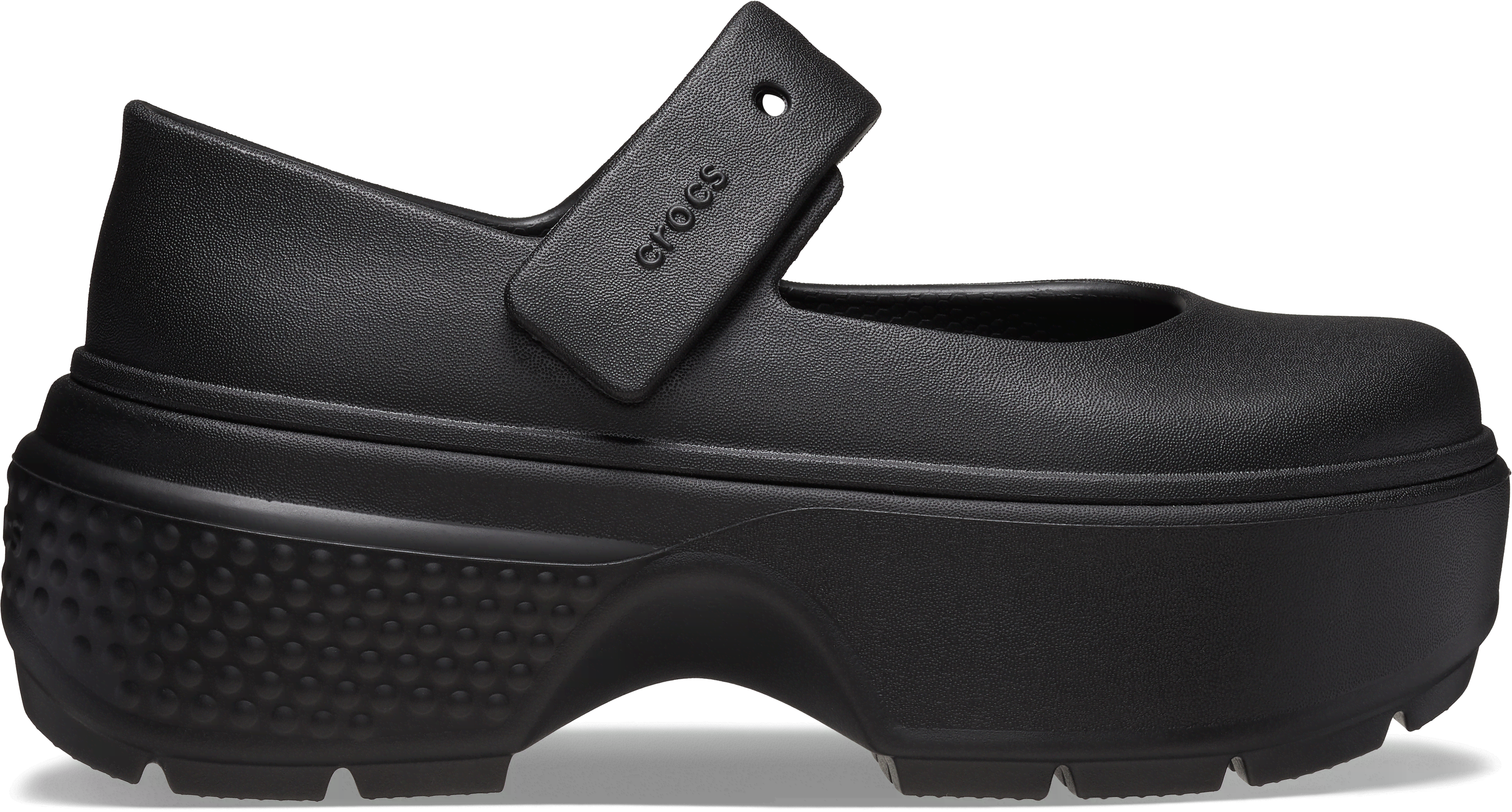 CROCS | UNISEX | STOMP MARY JANE | SHOES | BLACK / BLACK | W4/M3 