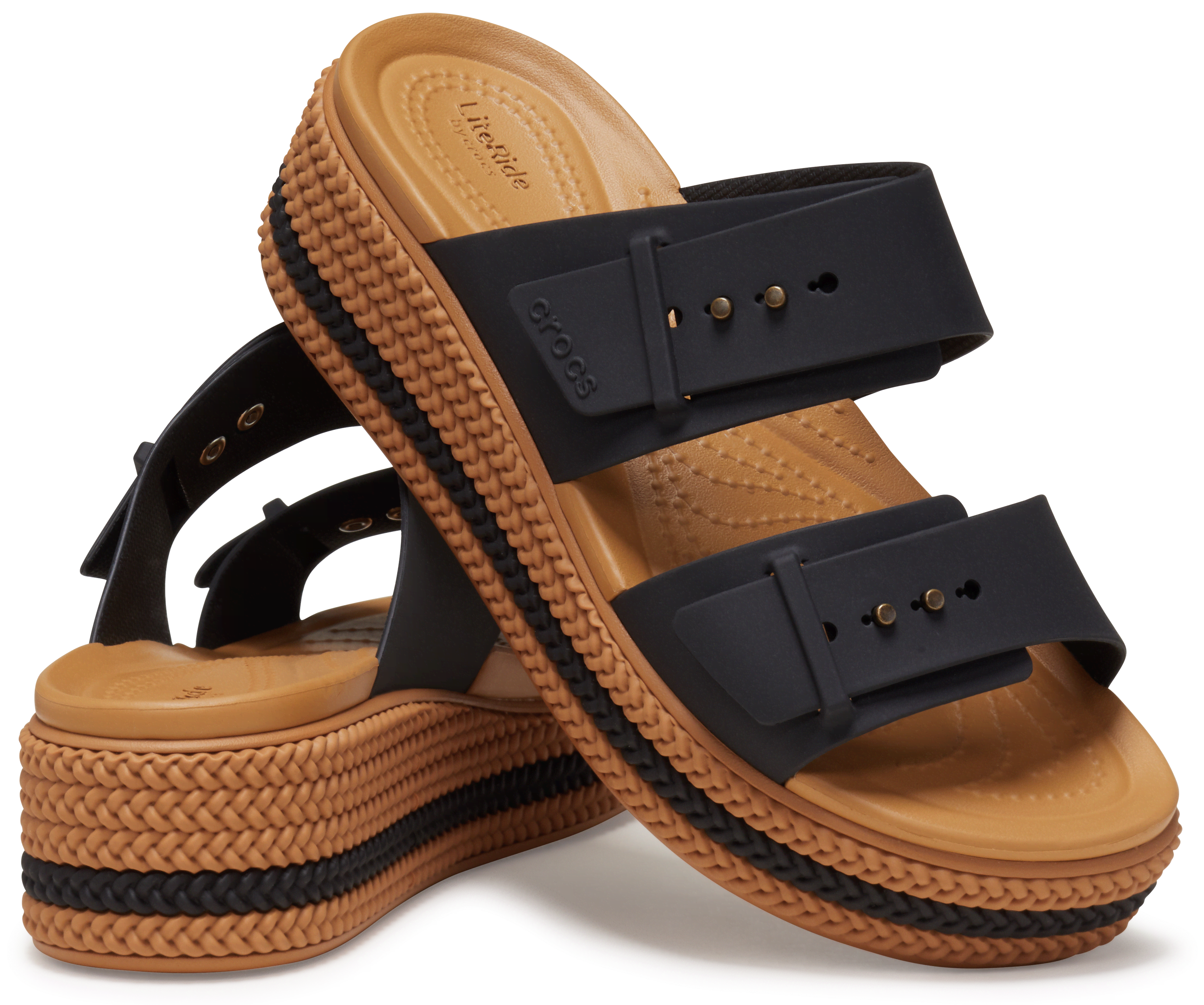 【最短当日出荷】 コレクション - サンダル ブルックリン ウーブン バックル BROOKLYN WOVEN BUCKLE 〈色〉ブラック/黒 〈サイズ〉22cm カジュアルスタイルに一日中続く快適さ