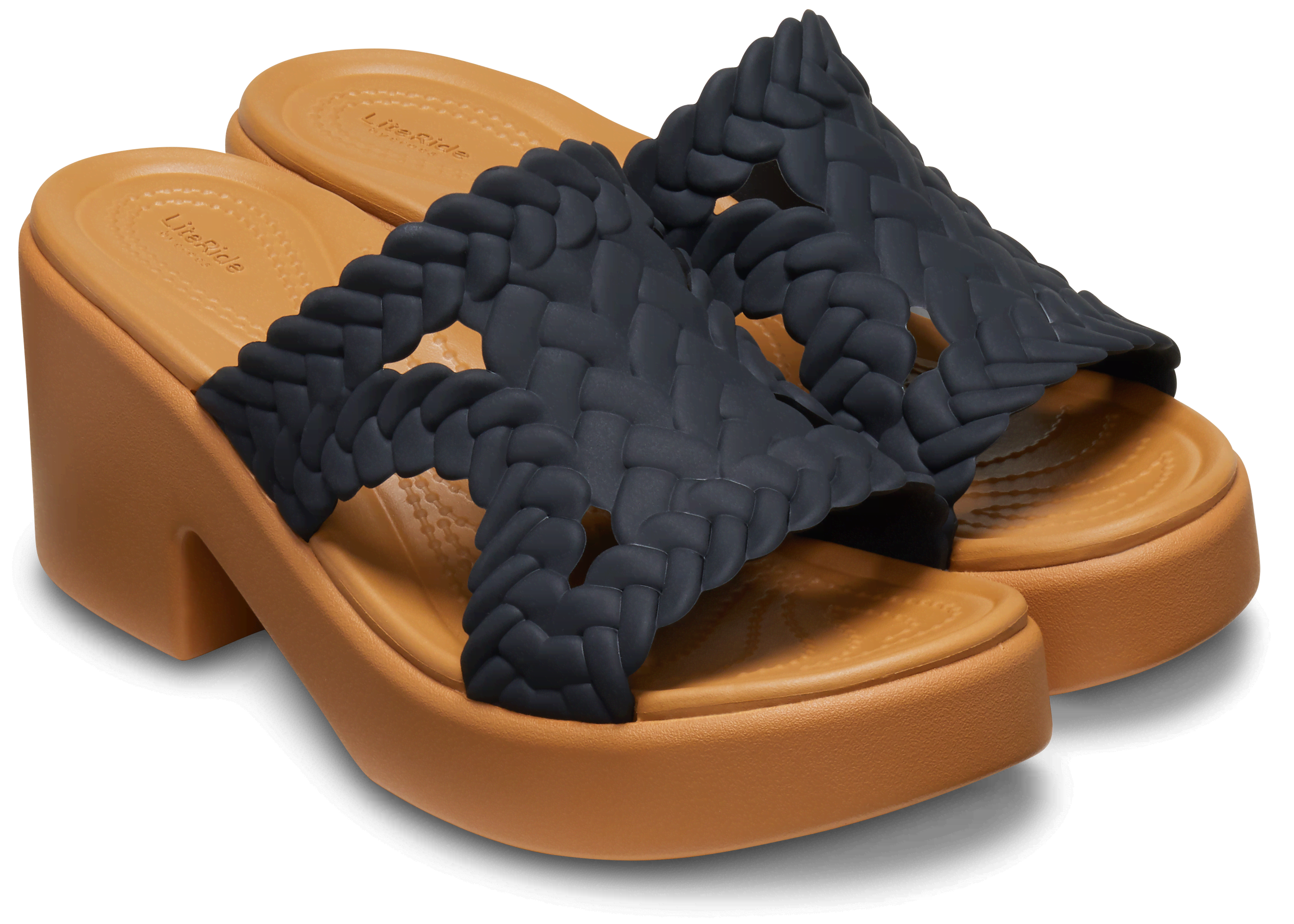 [å] 饤ɥ BROOKLYN WOVEN SLIDE HEEL 󥺡 ֥å/ 22cm ֥å ֥ 饤 ҡ