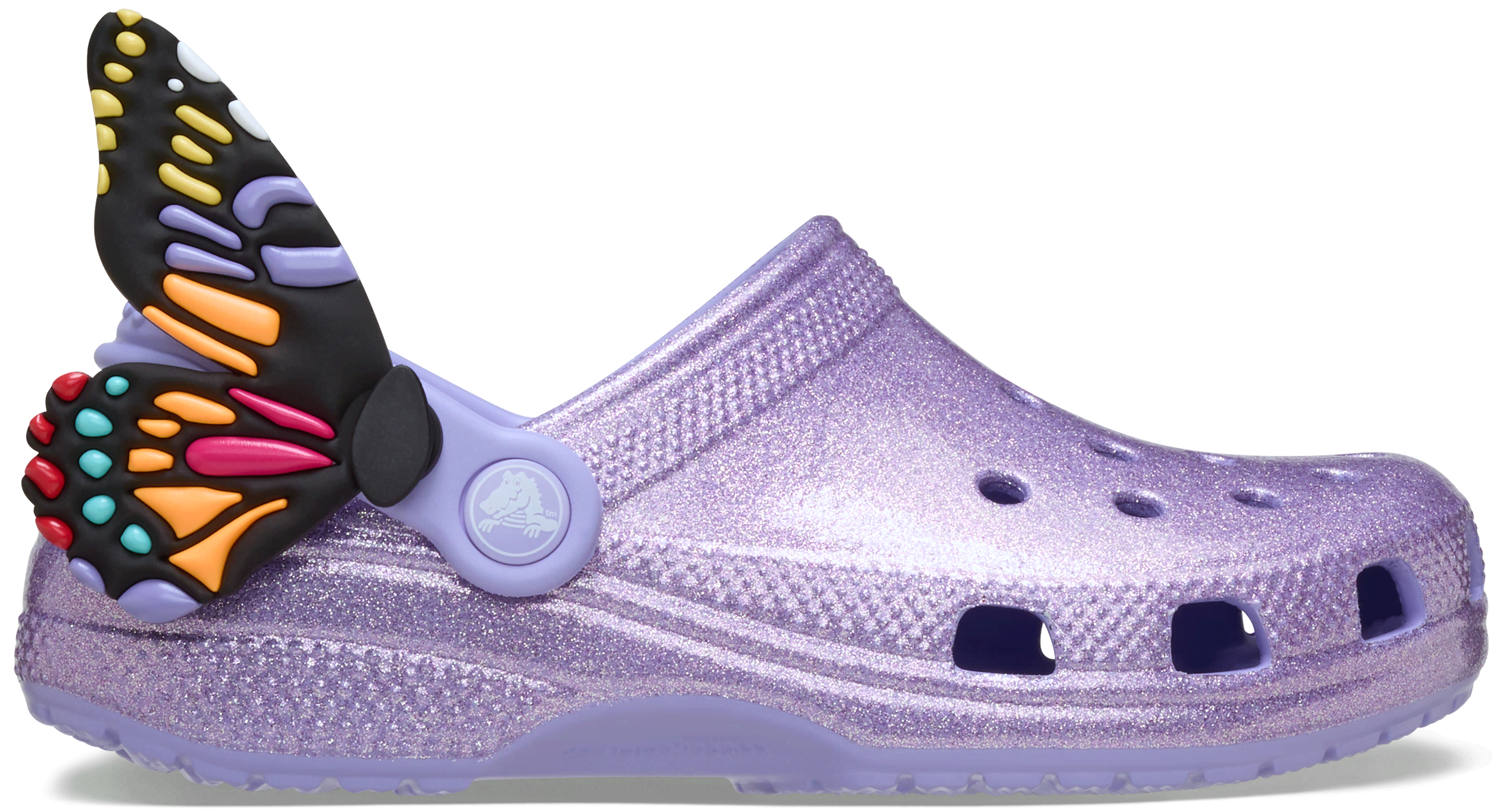 Image of Crocs | Kids | Toddler Classic IAM Butterfly | Clogs | Mystic Purple | C5