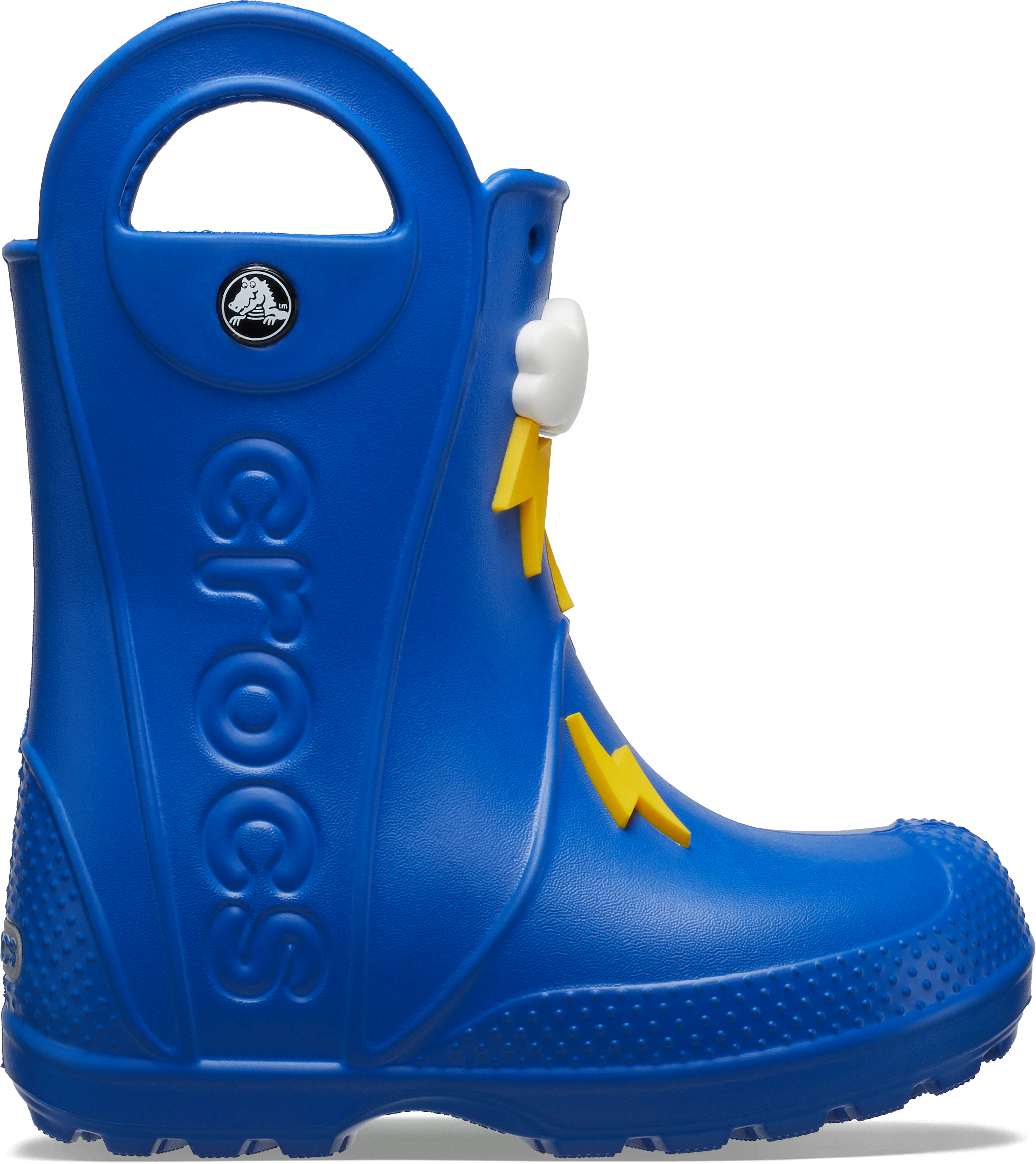 Crocs | Kids | Handle It Lightning Bolt Rain Boot | Boots | Blue Bolt | C9